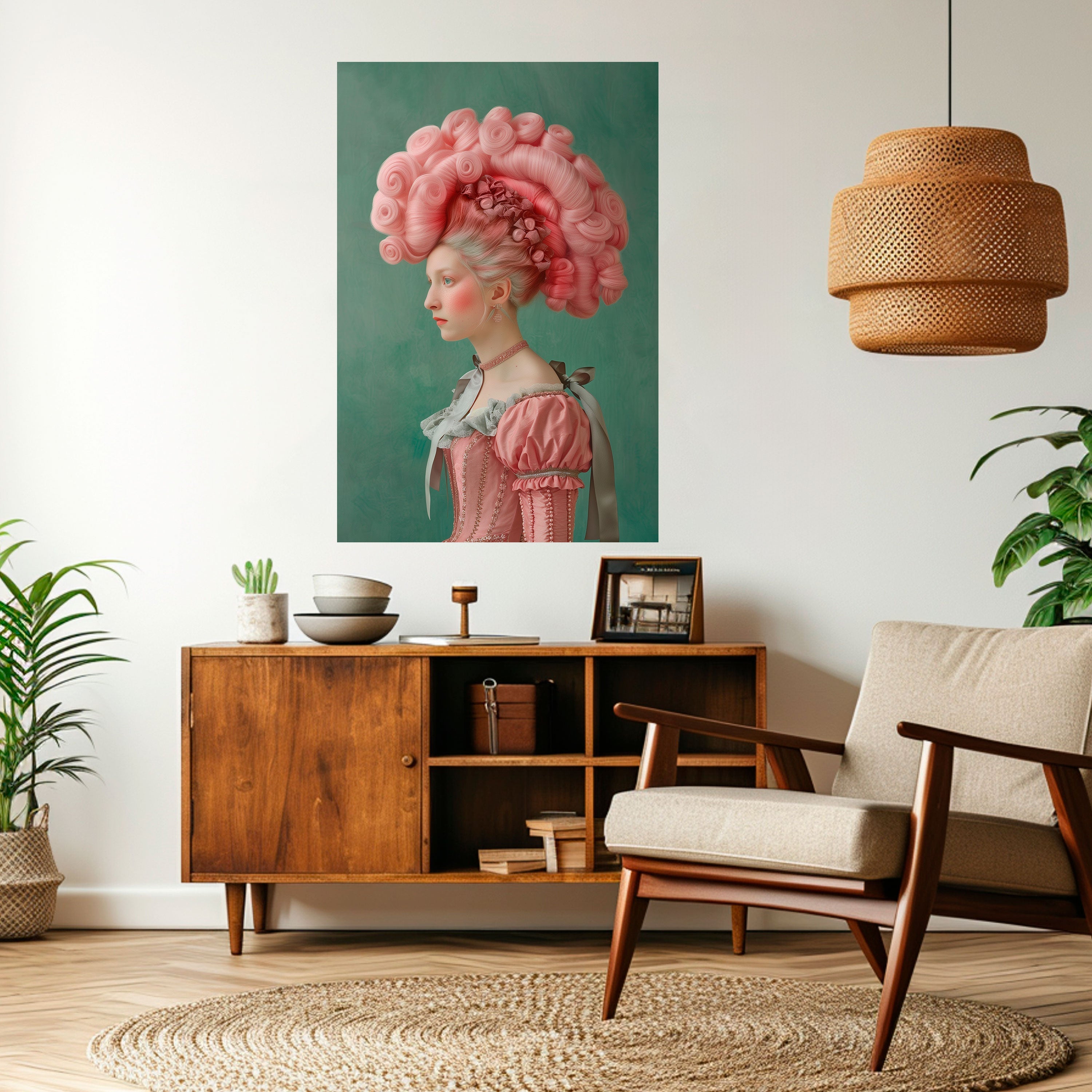 Affiche verticale autocollante FUSION BAROQUE