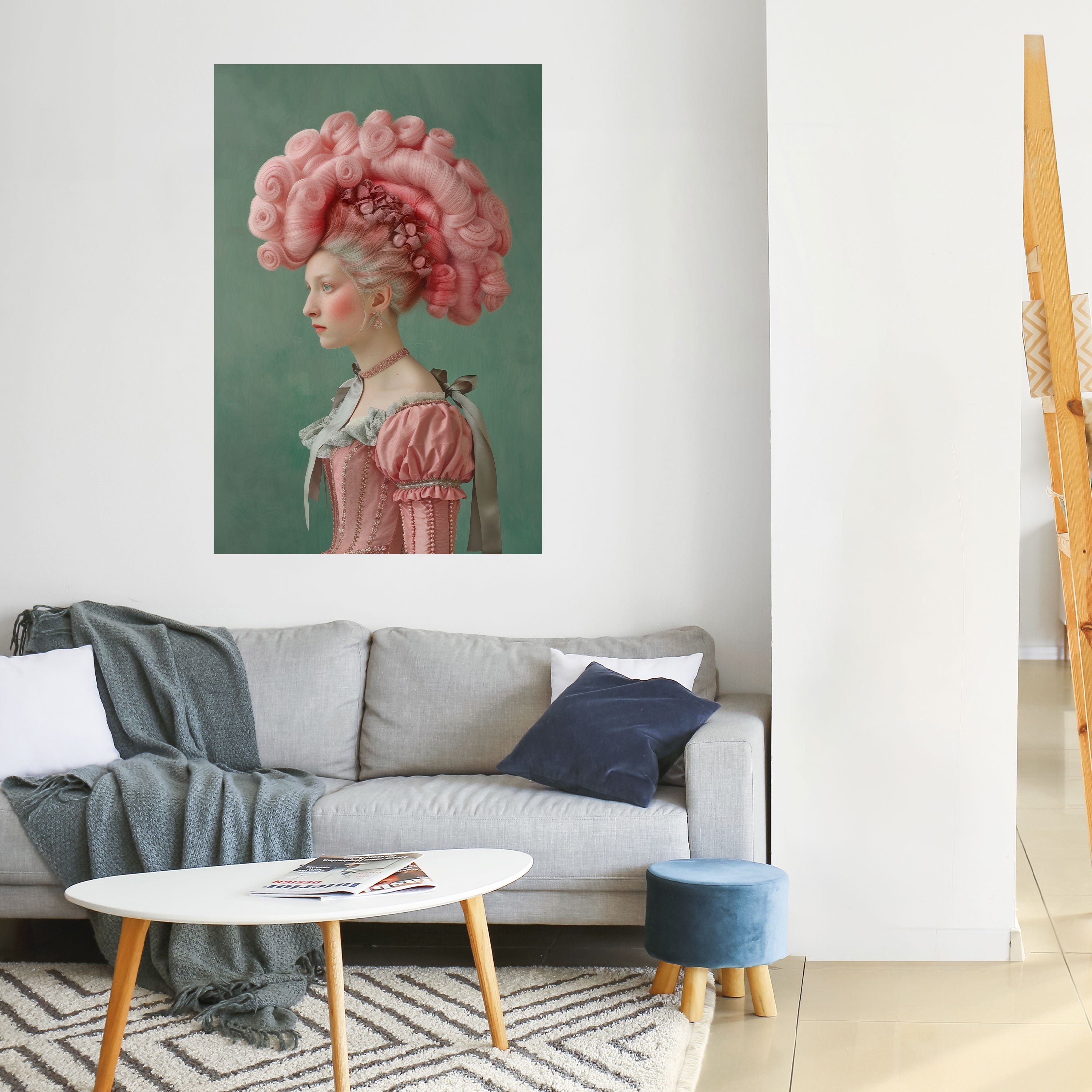 Affiche verticale autocollante FUSION BAROQUE