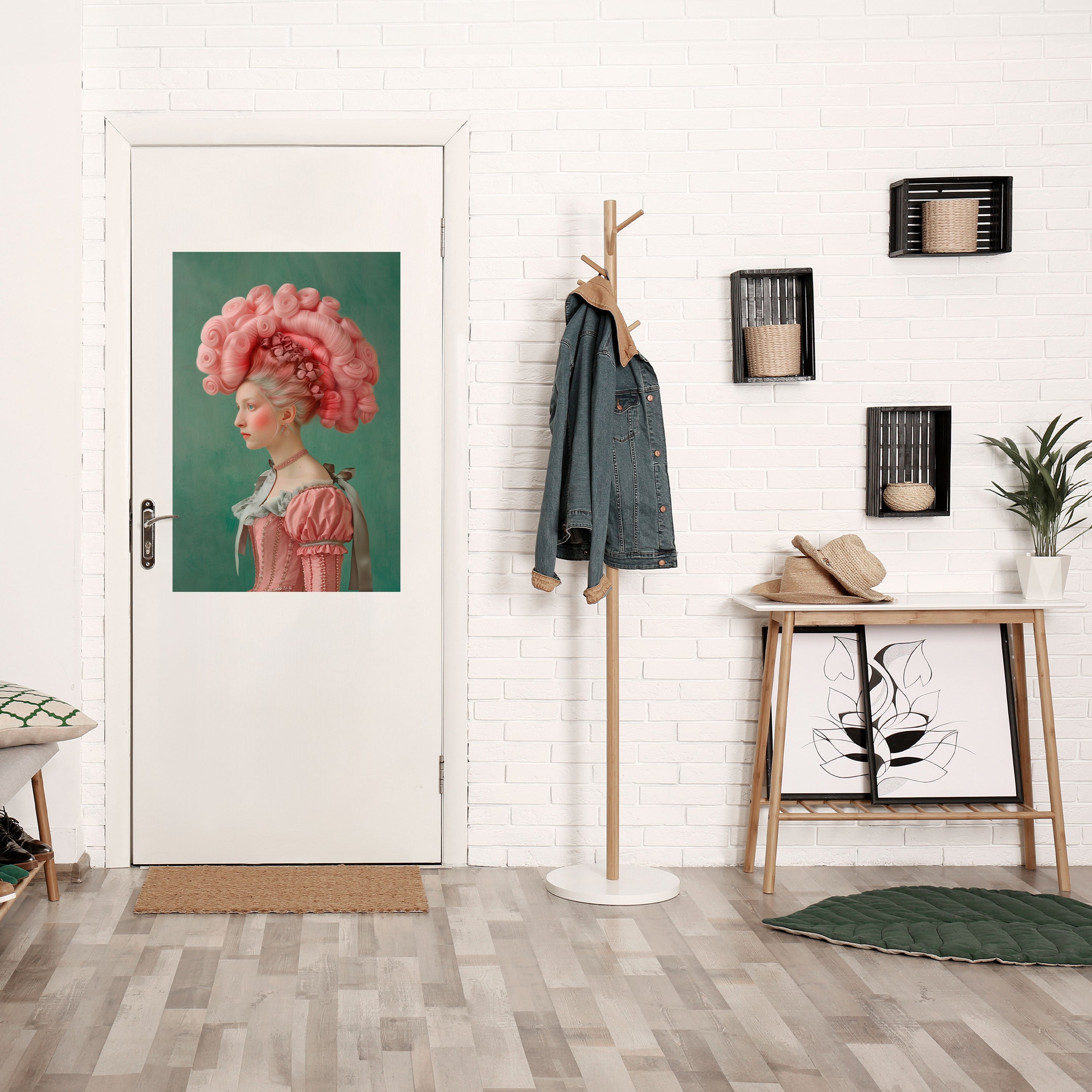 Affiche verticale autocollante FUSION BAROQUE