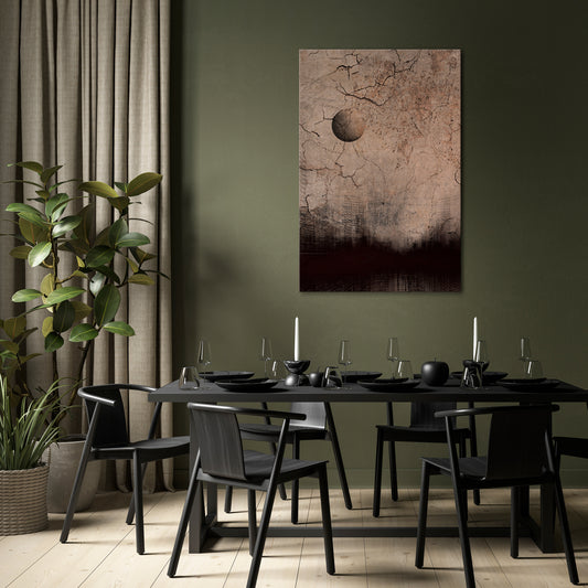 MOONBEAM THOUGHTS Vertical Canvas Print