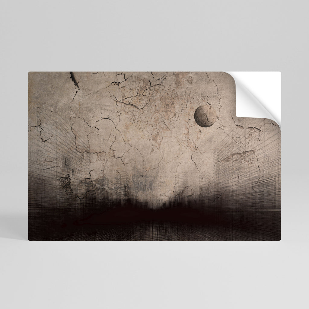 Affiche horizontale autocollante « PENSÉES DE RAYON DE LUNE »