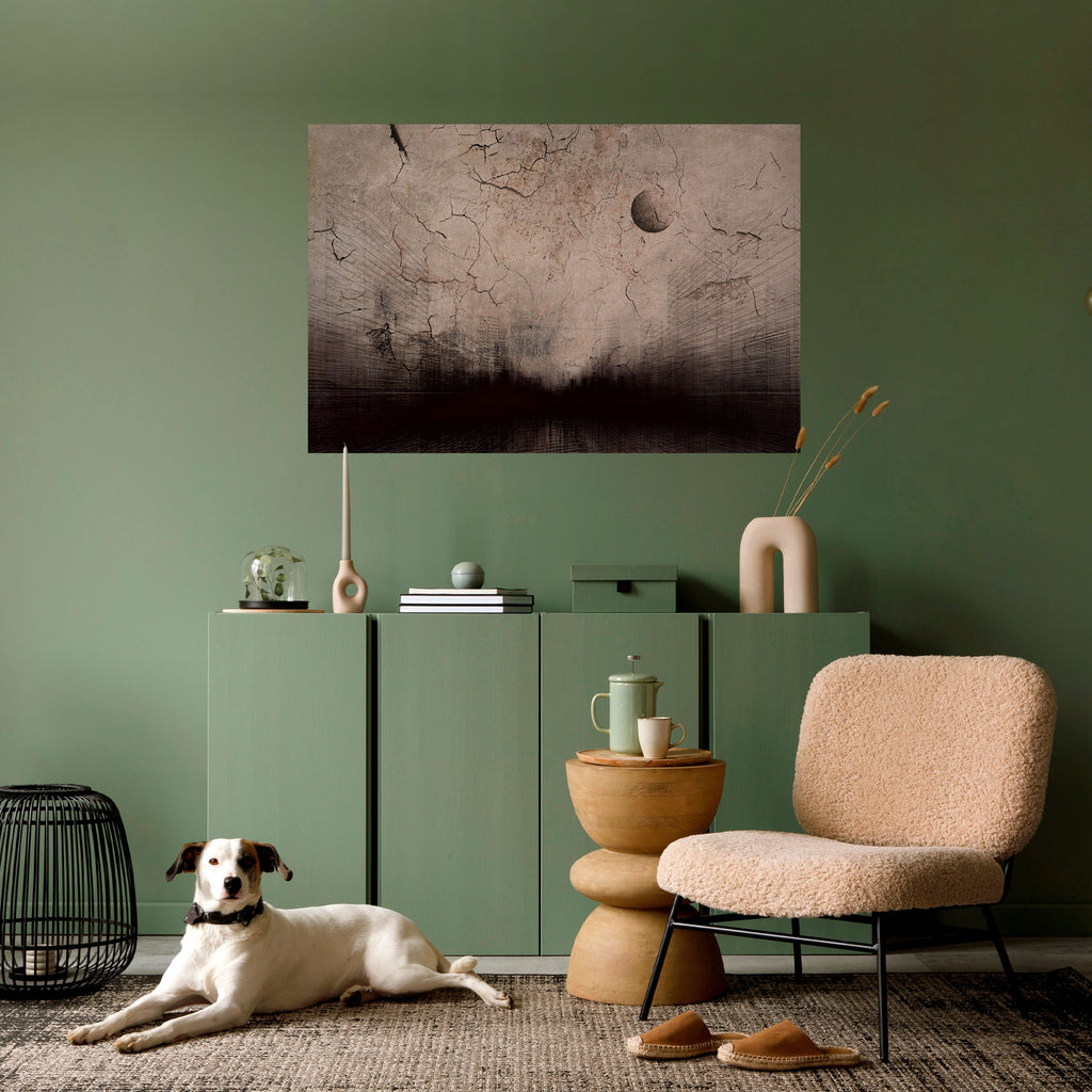 Affiche horizontale autocollante « PENSÉES DE RAYON DE LUNE »