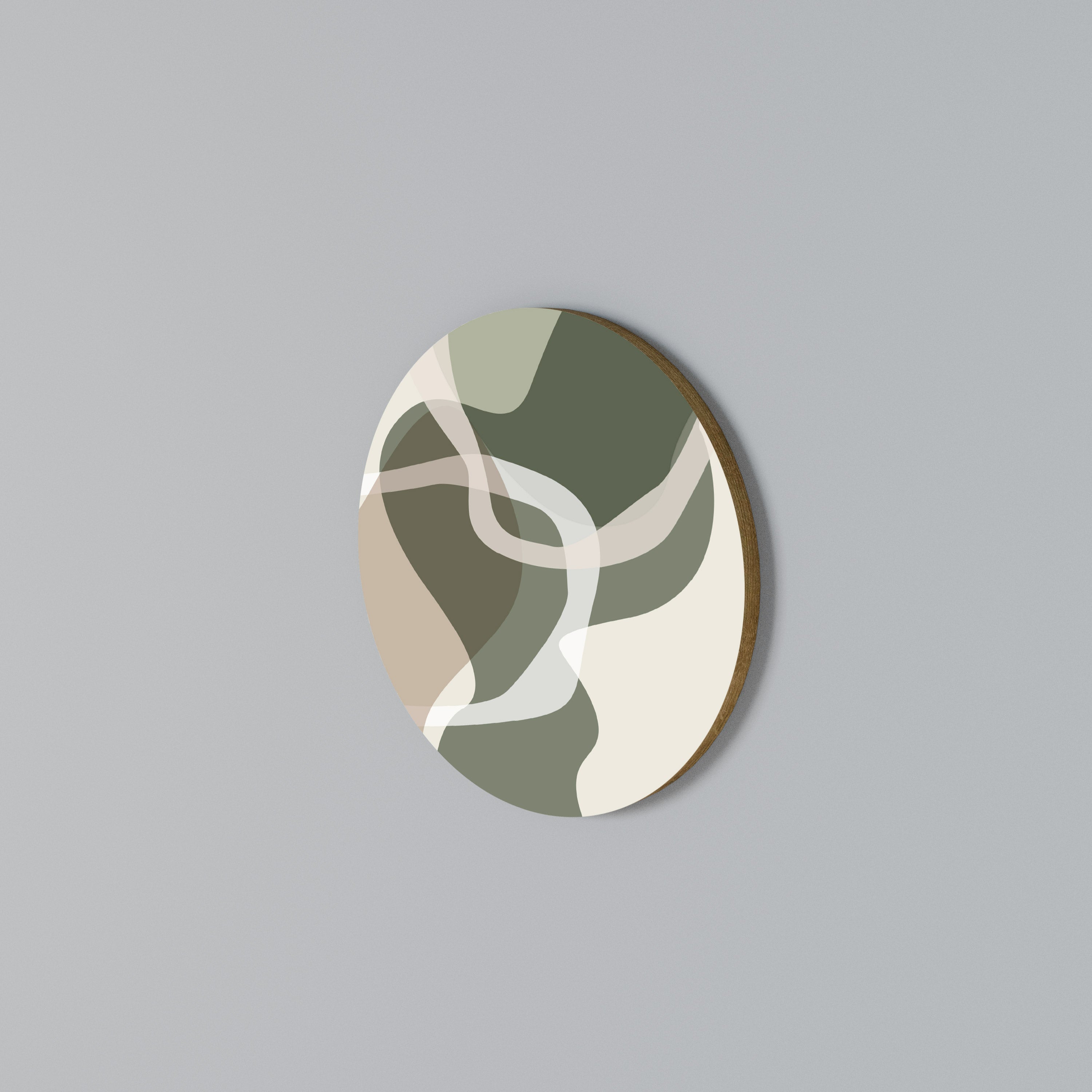ART OF GREEN Round Wall Art
