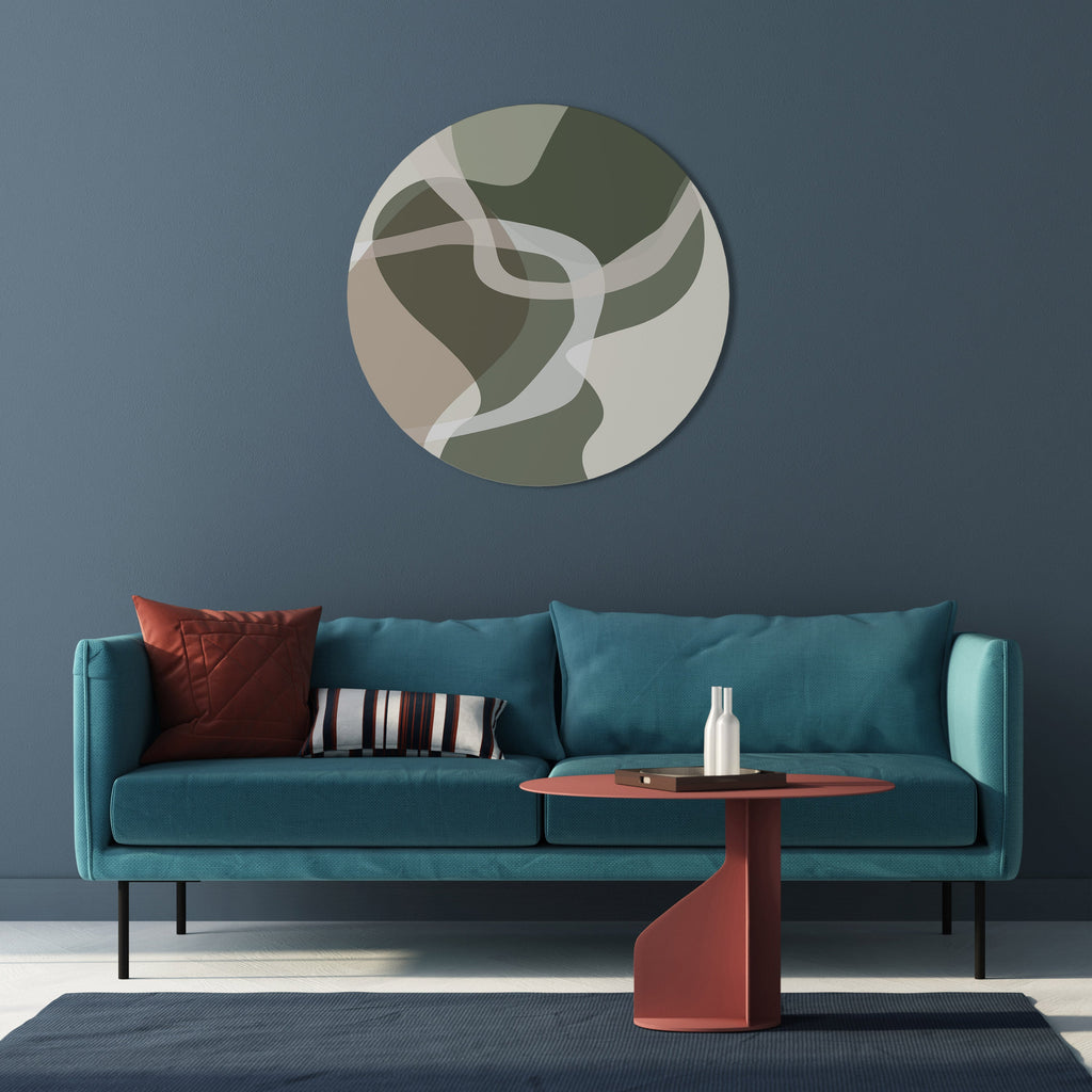 Art mural rond ART OF GREEN