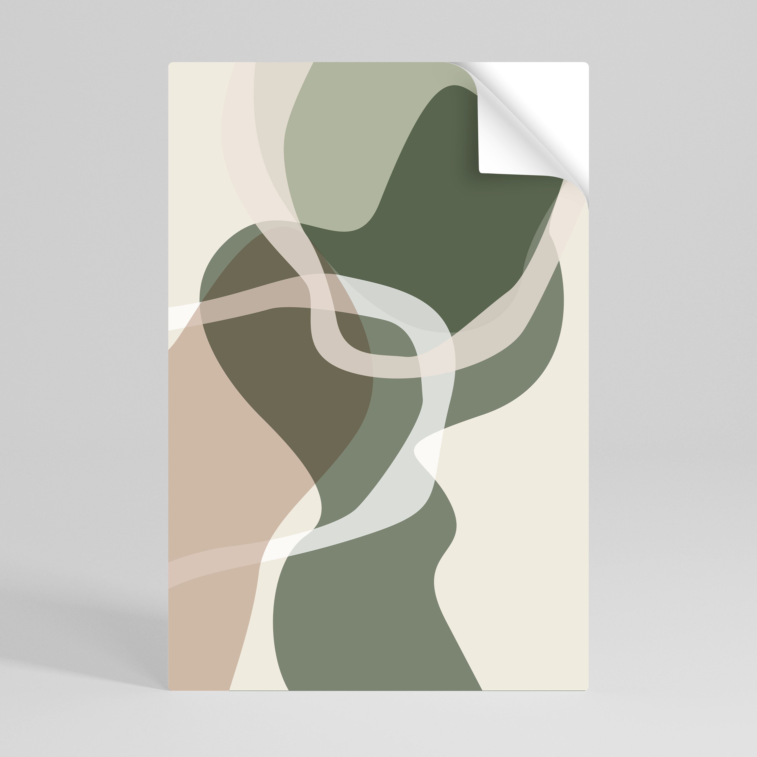 Affiche verticale autocollante ART OF GREEN