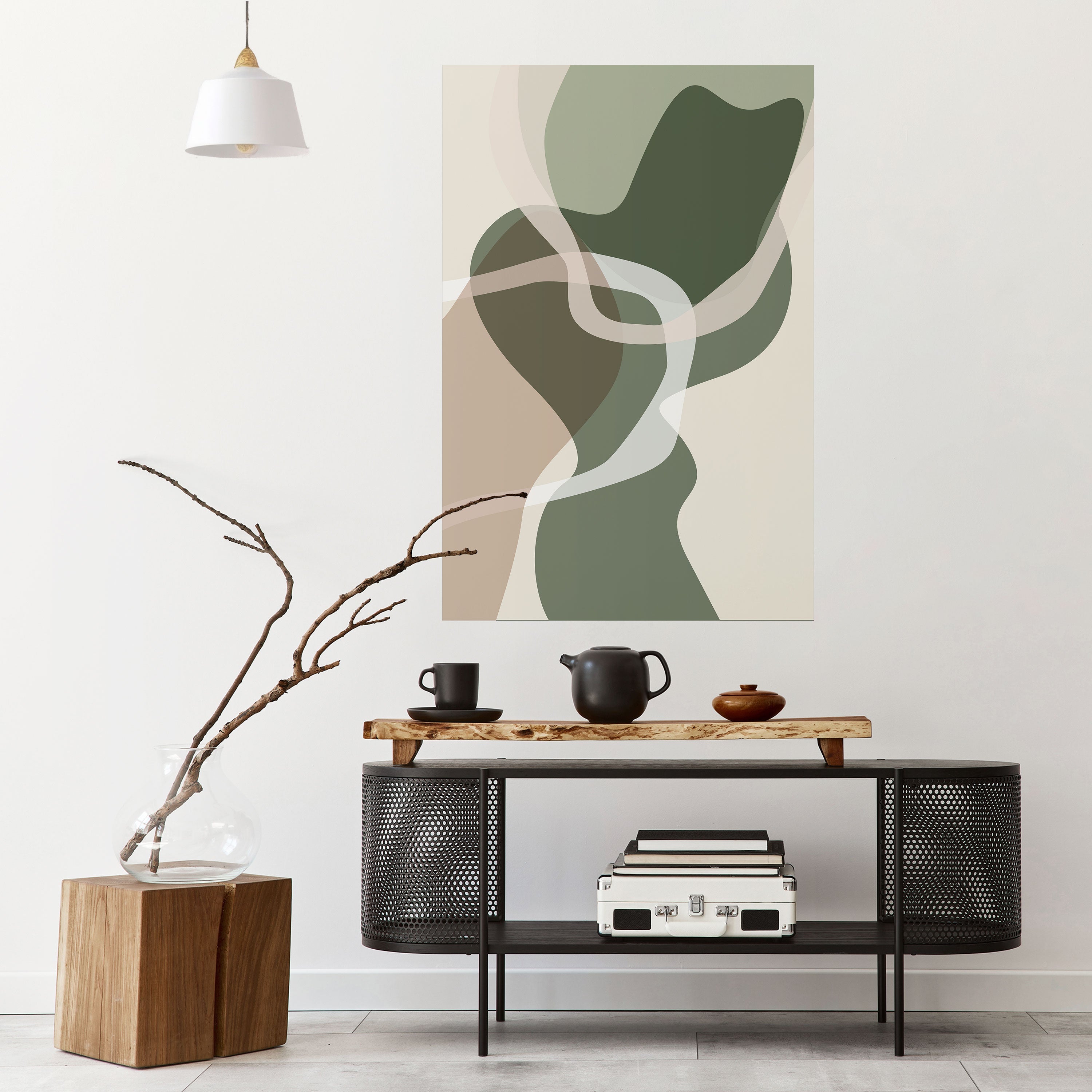 Affiche verticale autocollante ART OF GREEN