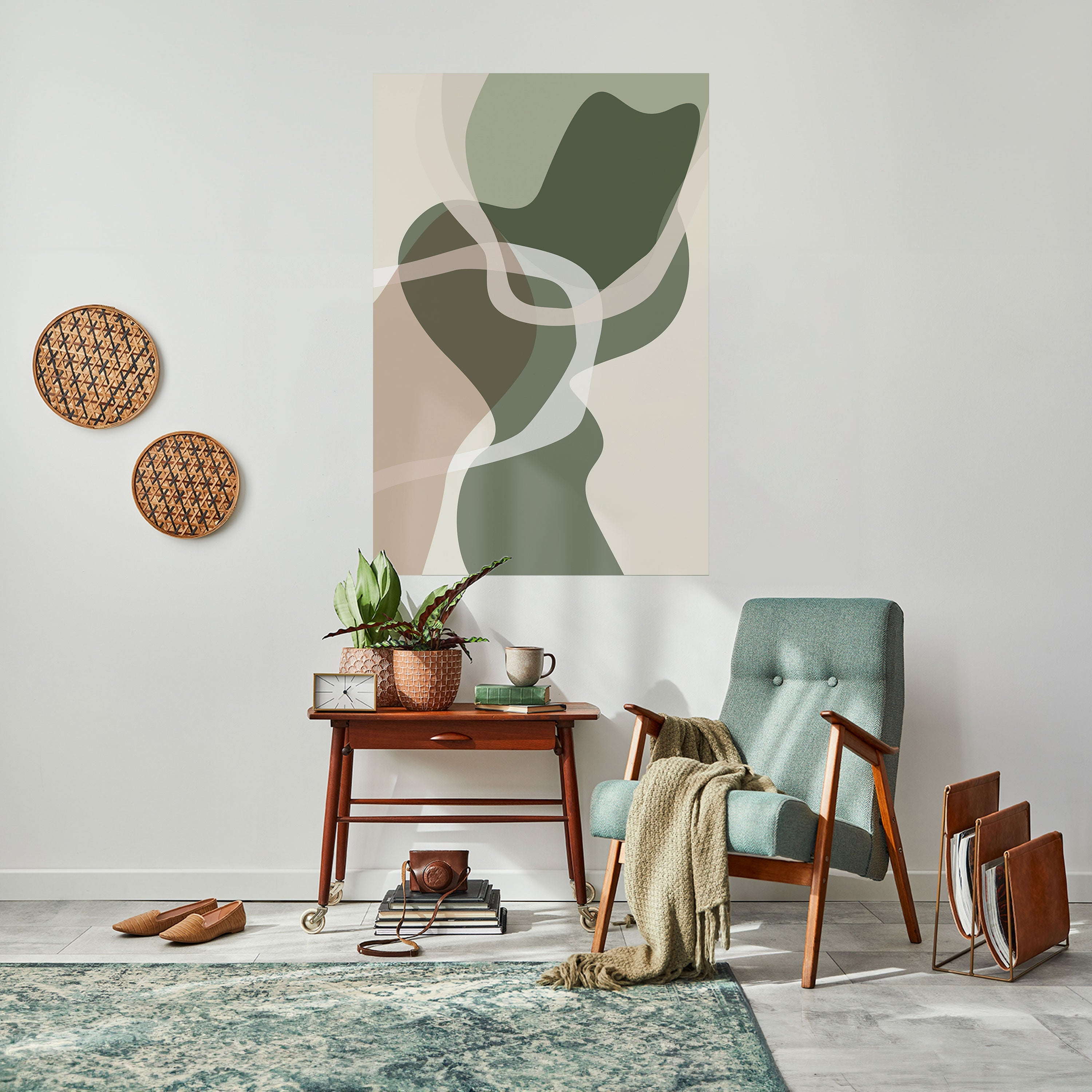 Affiche verticale autocollante ART OF GREEN