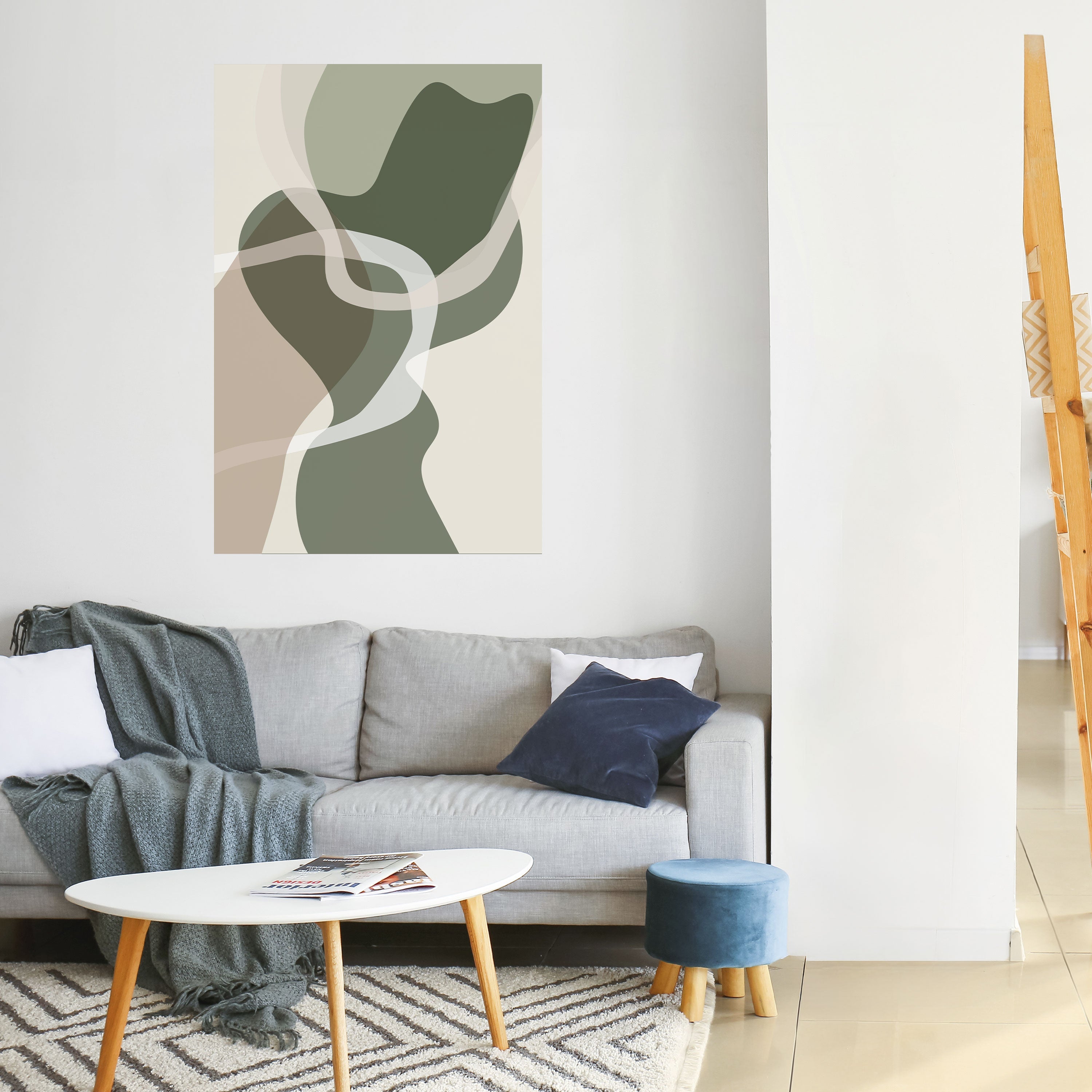 Affiche verticale autocollante ART OF GREEN