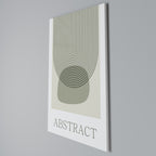GREEN ABSTRACT Vertical Canvas Print
