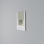 GREEN ABSTRACT Vertical Canvas Print