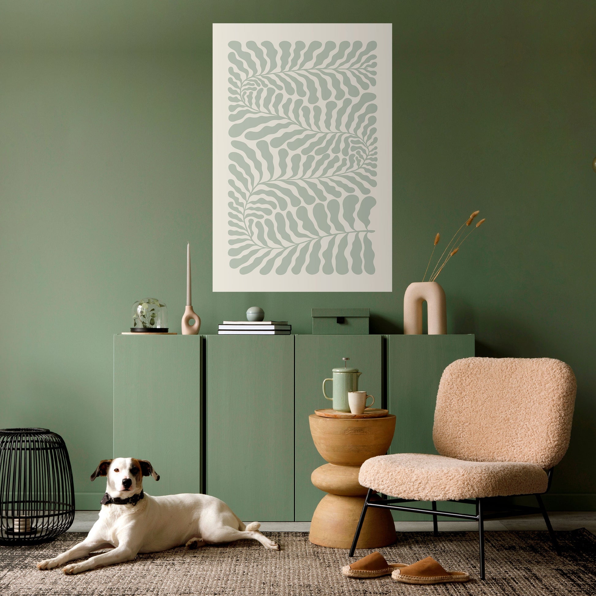 VERDURE LABIRYNTH Peel and Stick Vertical Poster