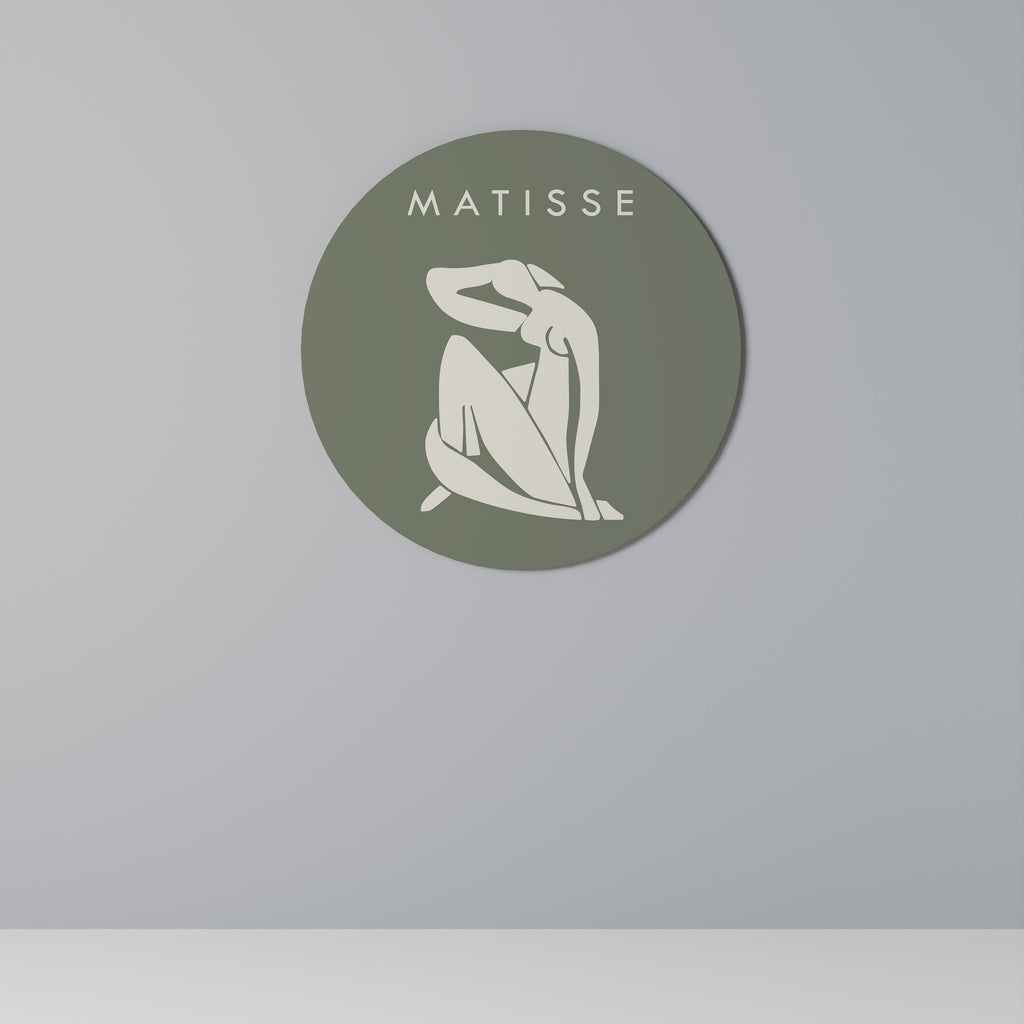 MATISSE NUDES Art mural rond