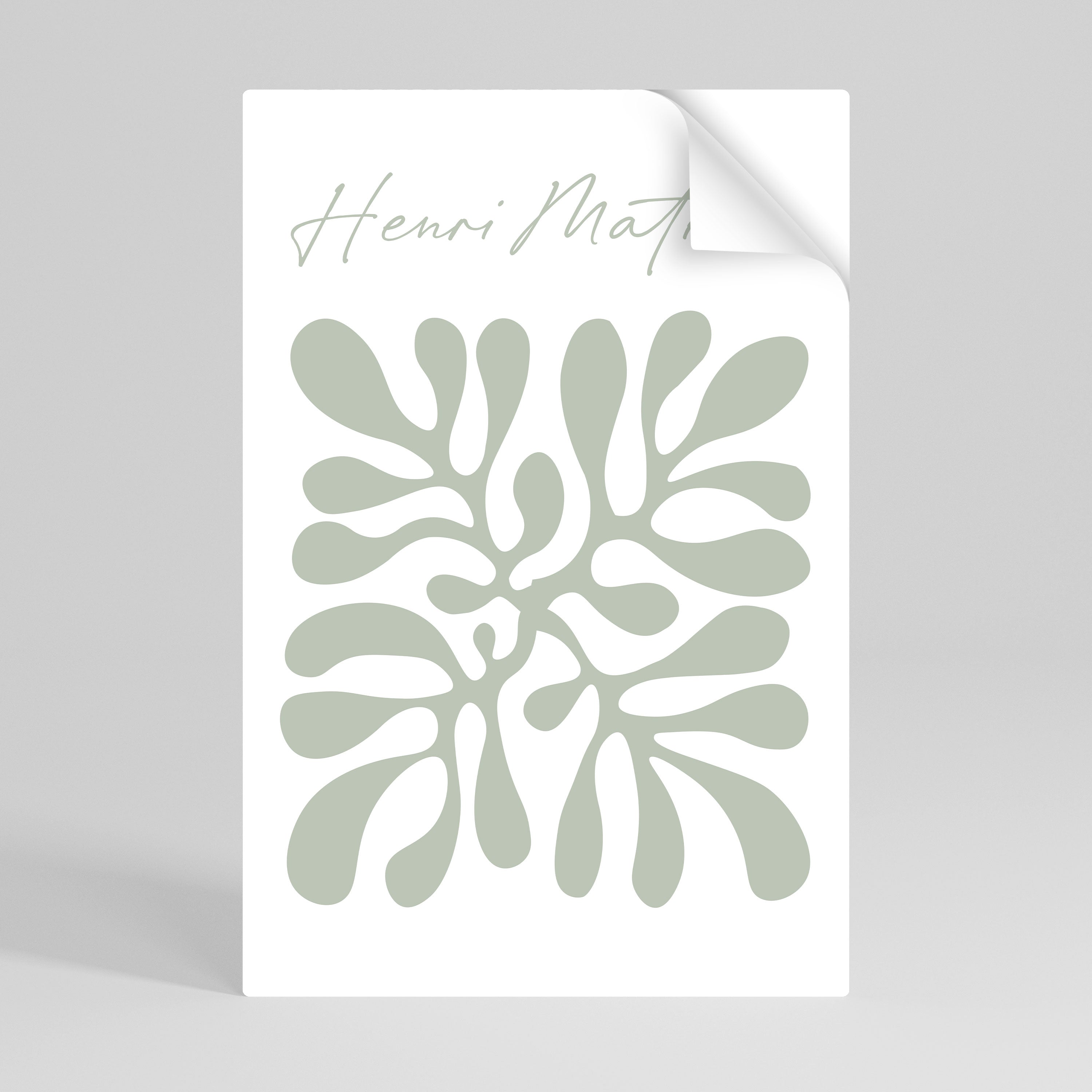 SHAPE OF MATISSE Peel and Stick Vertical Poster