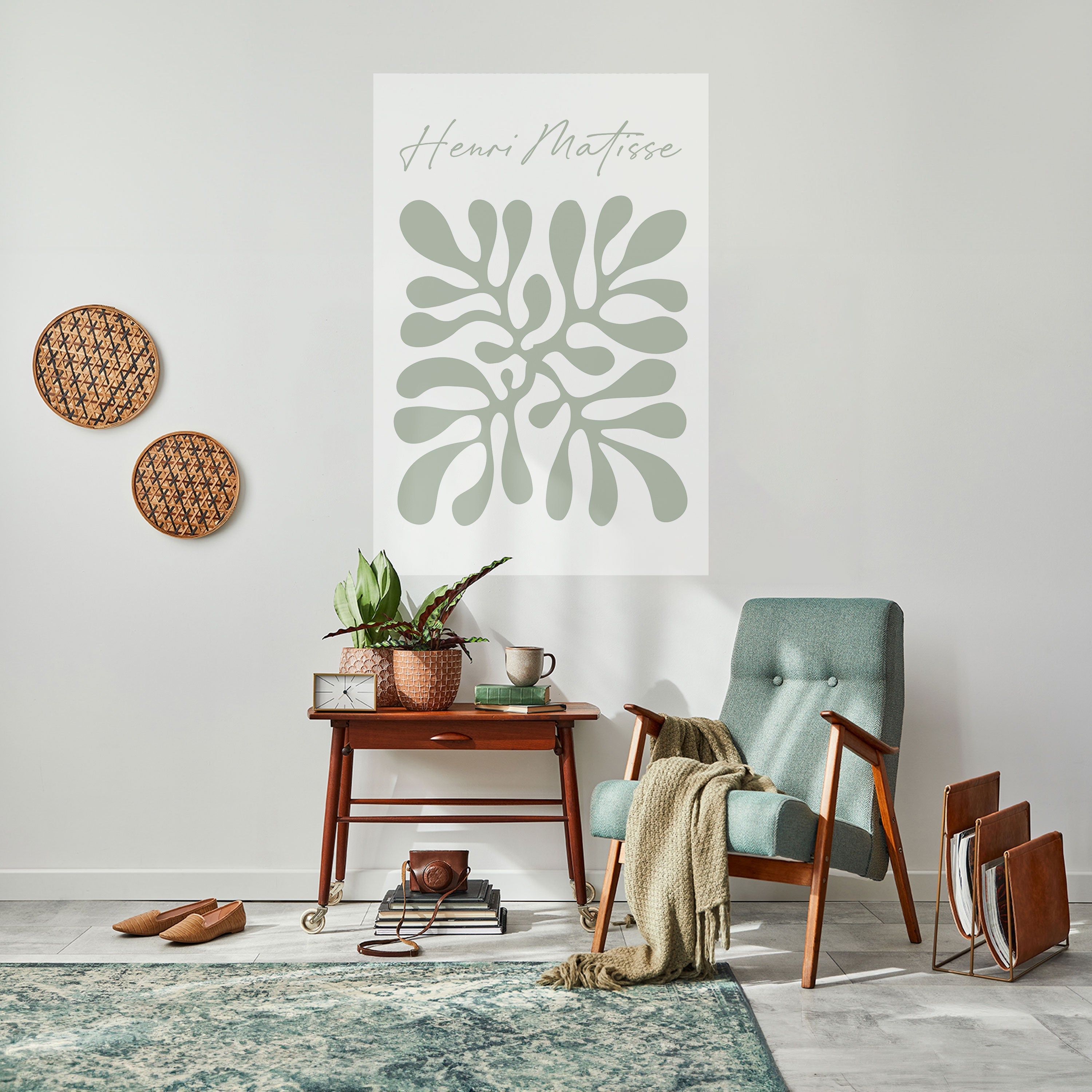 Poster vertical autocollant « SHAPE OF MATISSE »