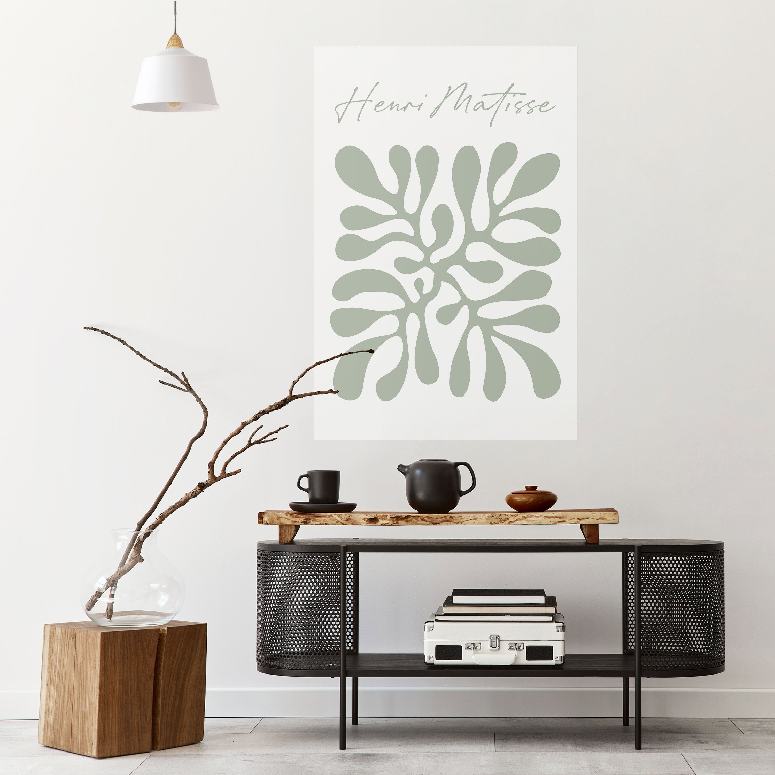 Poster vertical autocollant « SHAPE OF MATISSE »