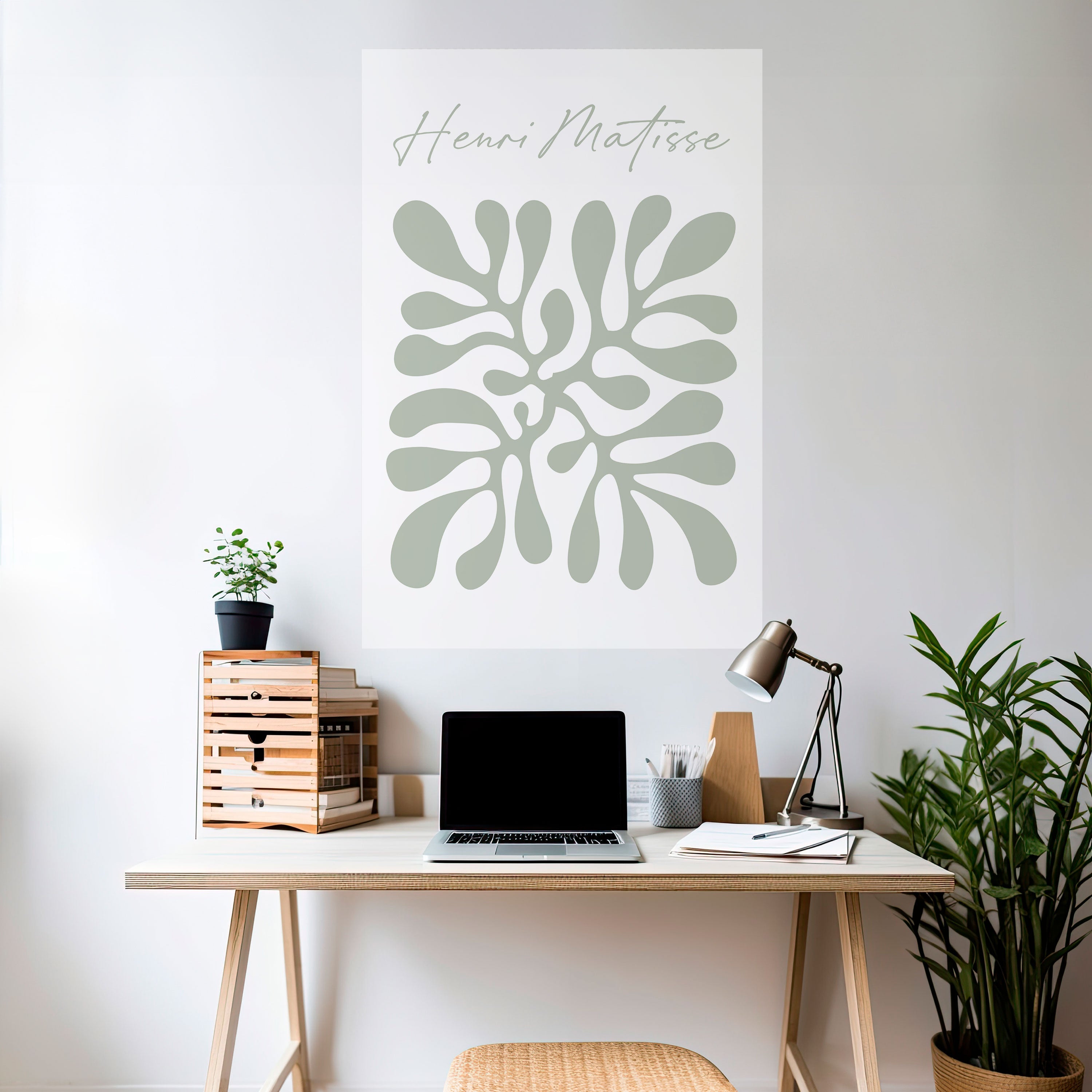 Poster vertical autocollant « SHAPE OF MATISSE »