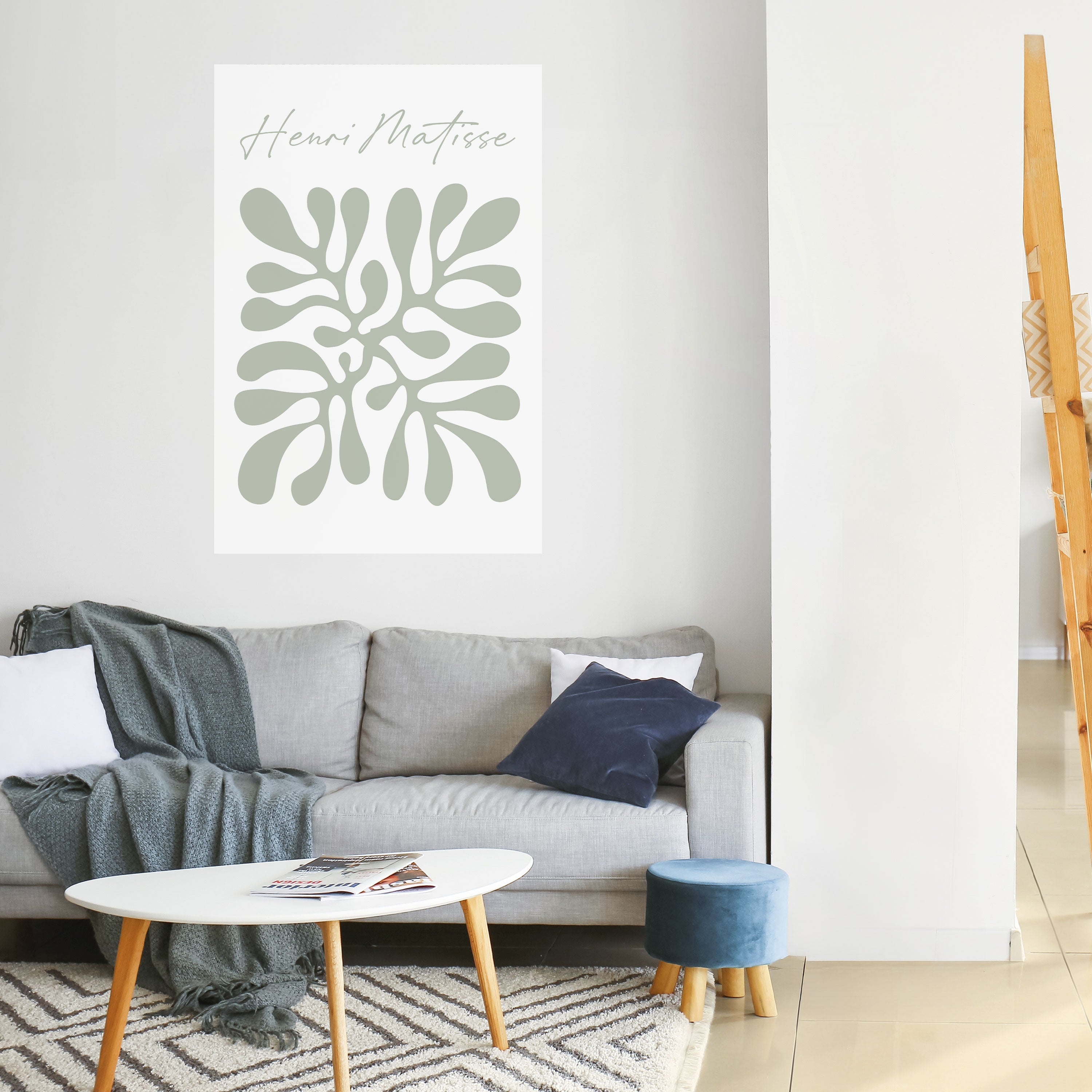 Poster vertical autocollant « SHAPE OF MATISSE »