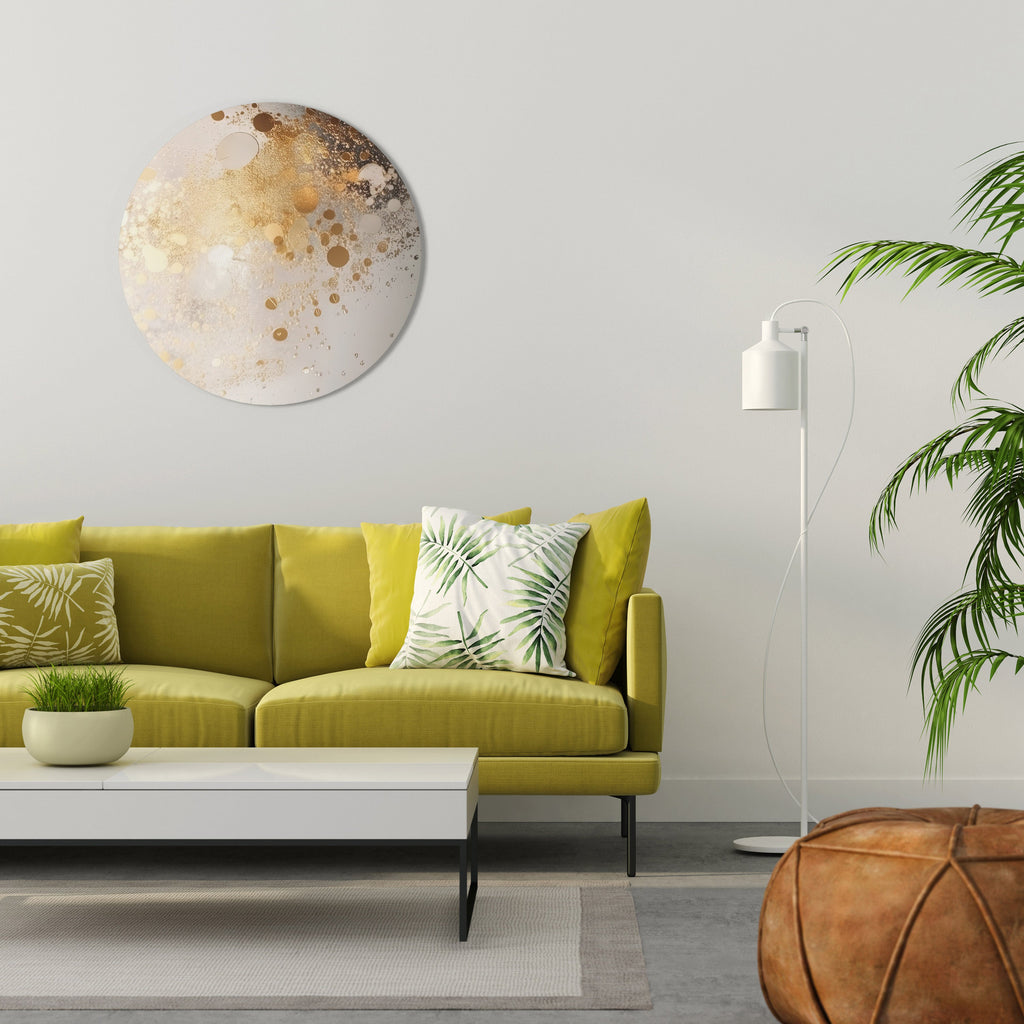 CADENCE PRÉCIEUSE Décoration murale ronde