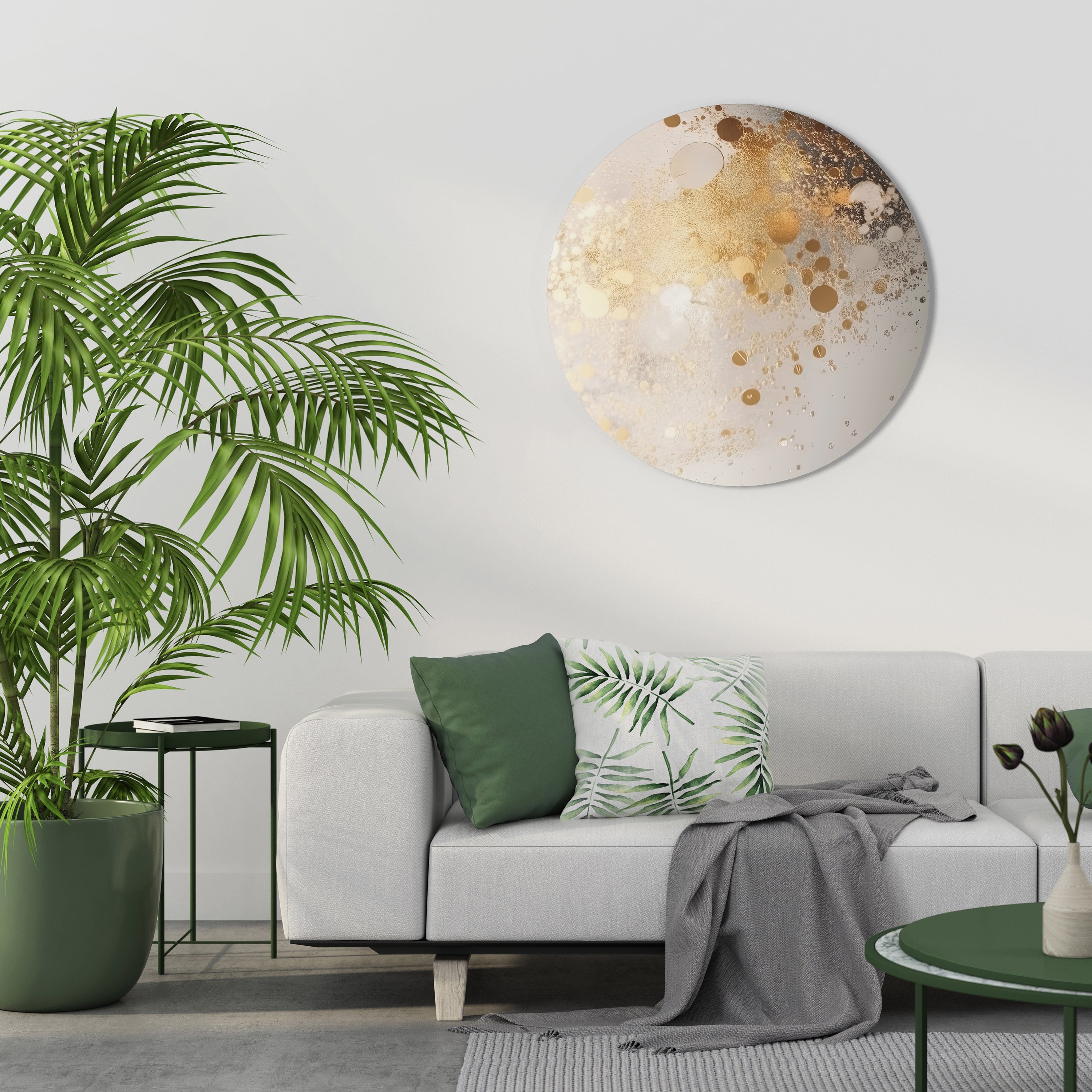 CADENCE PRÉCIEUSE Décoration murale ronde