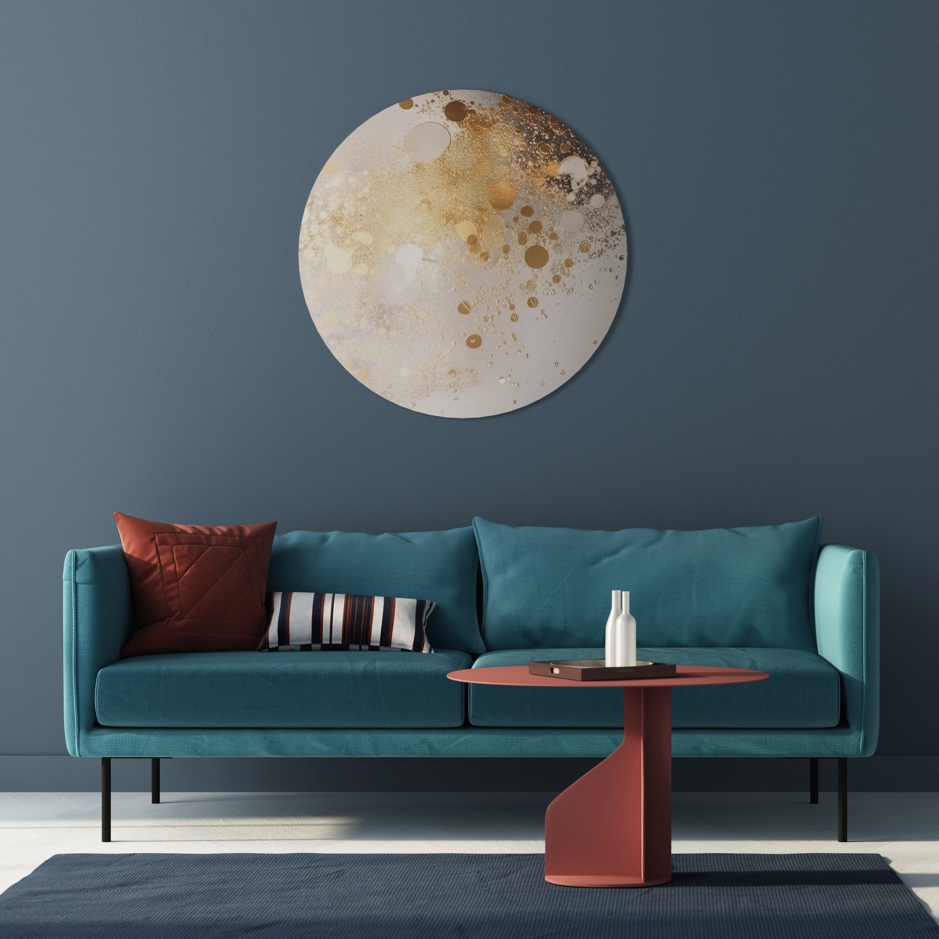 CADENCE PRÉCIEUSE Décoration murale ronde