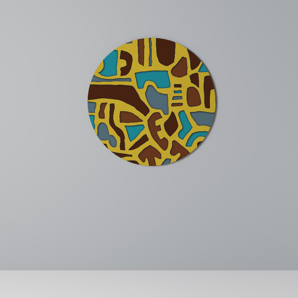 Art mural rond HARMONY ASYMÉTRIQUE