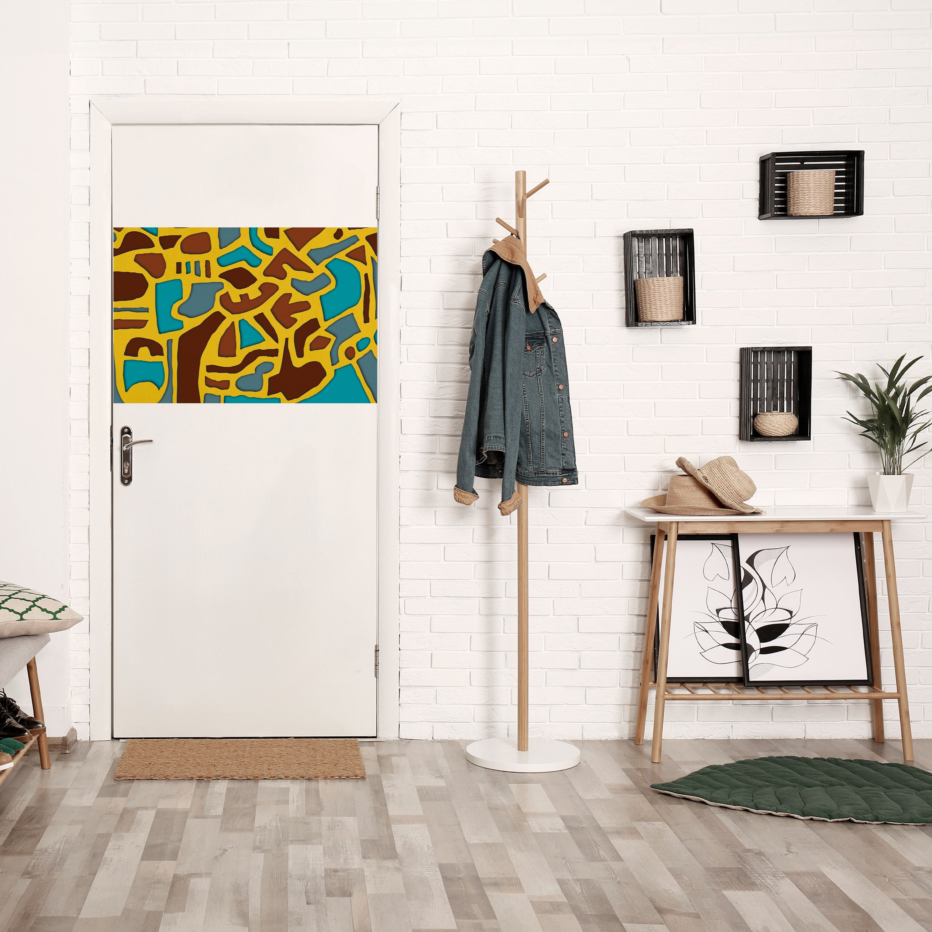 Affiche horizontale autocollante « HARMONIE ASYMÉTRIQUE »