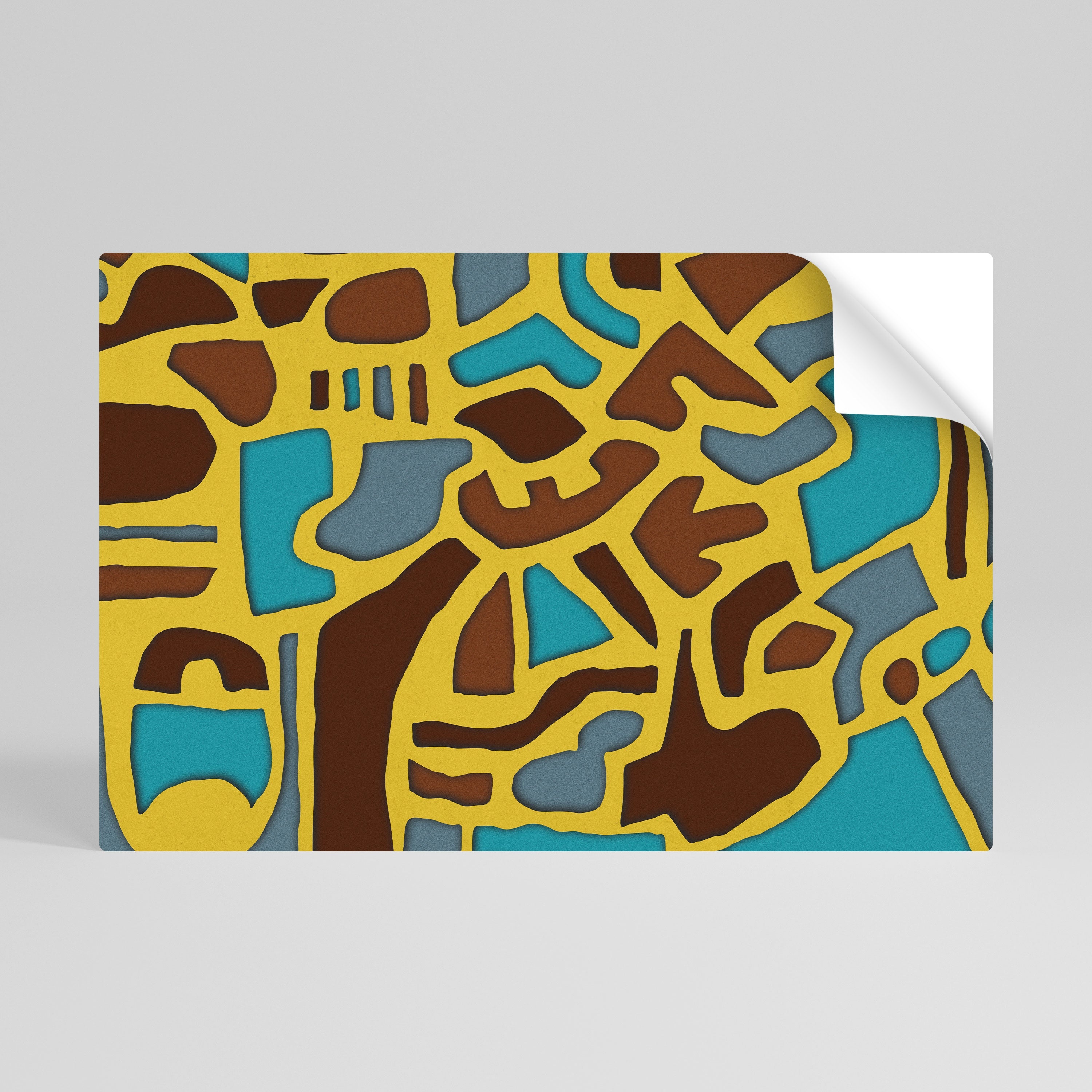 Affiche horizontale autocollante « HARMONIE ASYMÉTRIQUE »