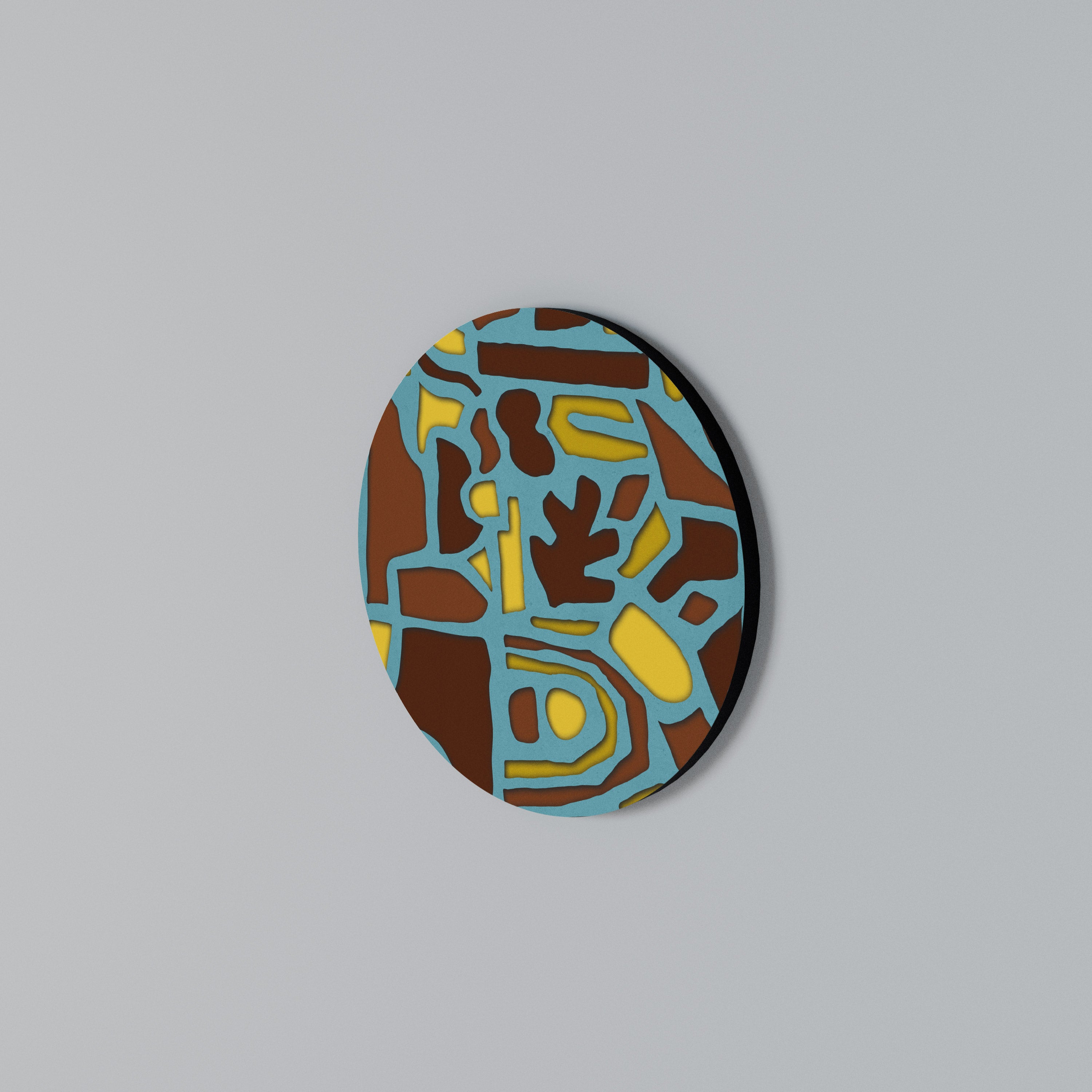 SHAPE EXTRAVAGANZA Round Wall Art