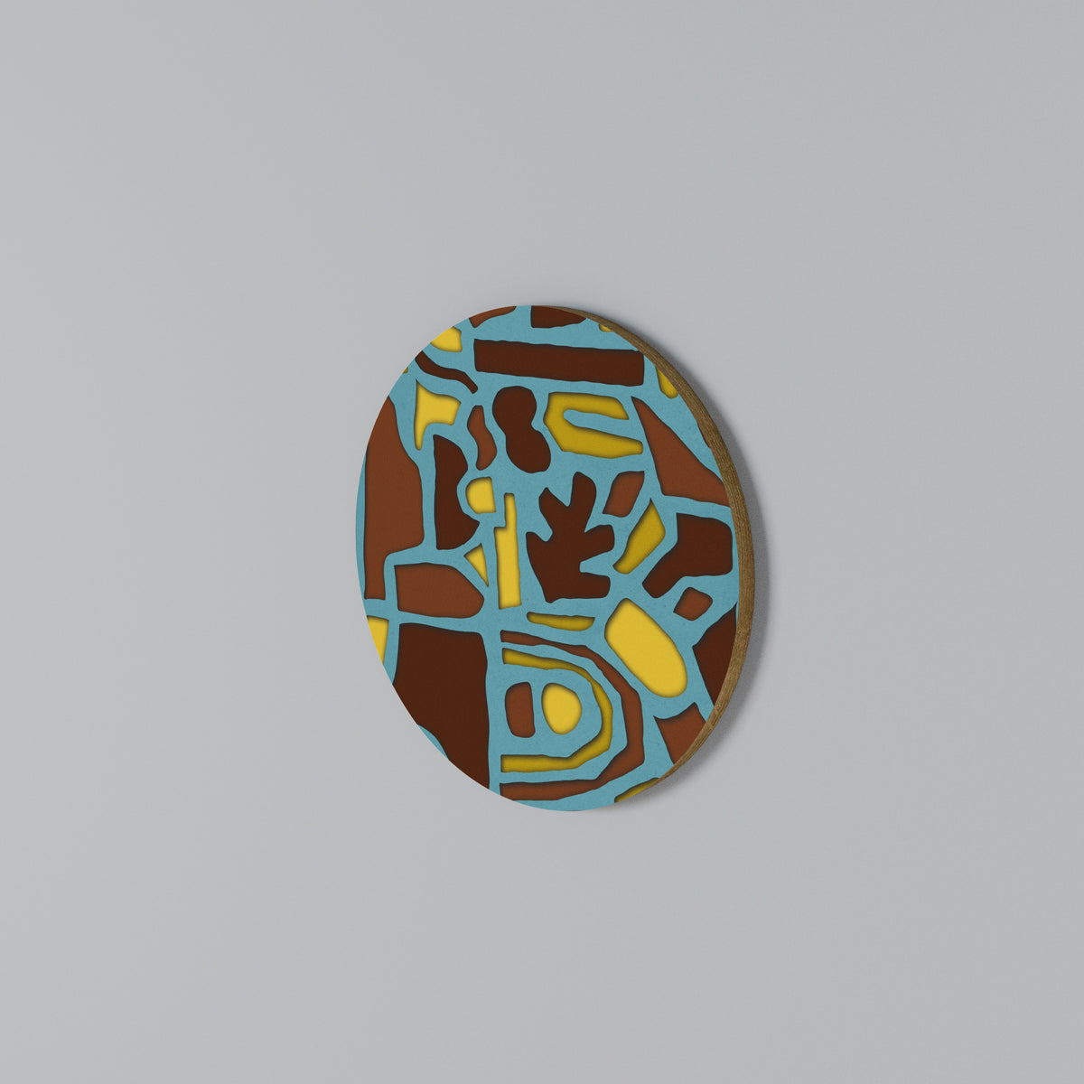 SHAPE EXTRAVAGANZA Round Wall Art