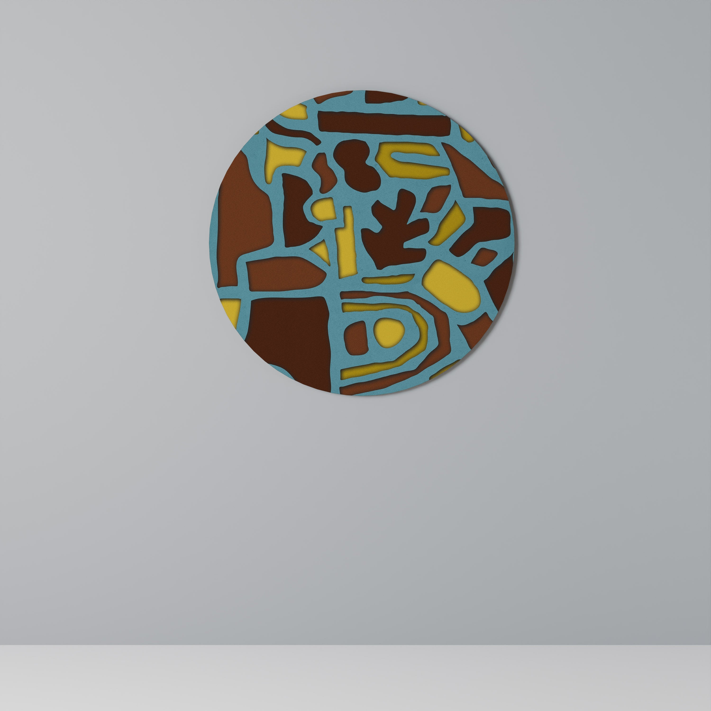 SHAPE EXTRAVAGANZA Art mural rond