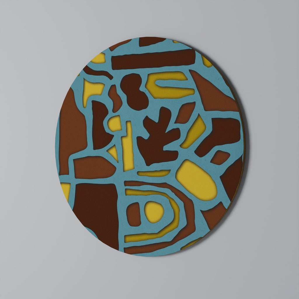 SHAPE EXTRAVAGANZA Art mural rond