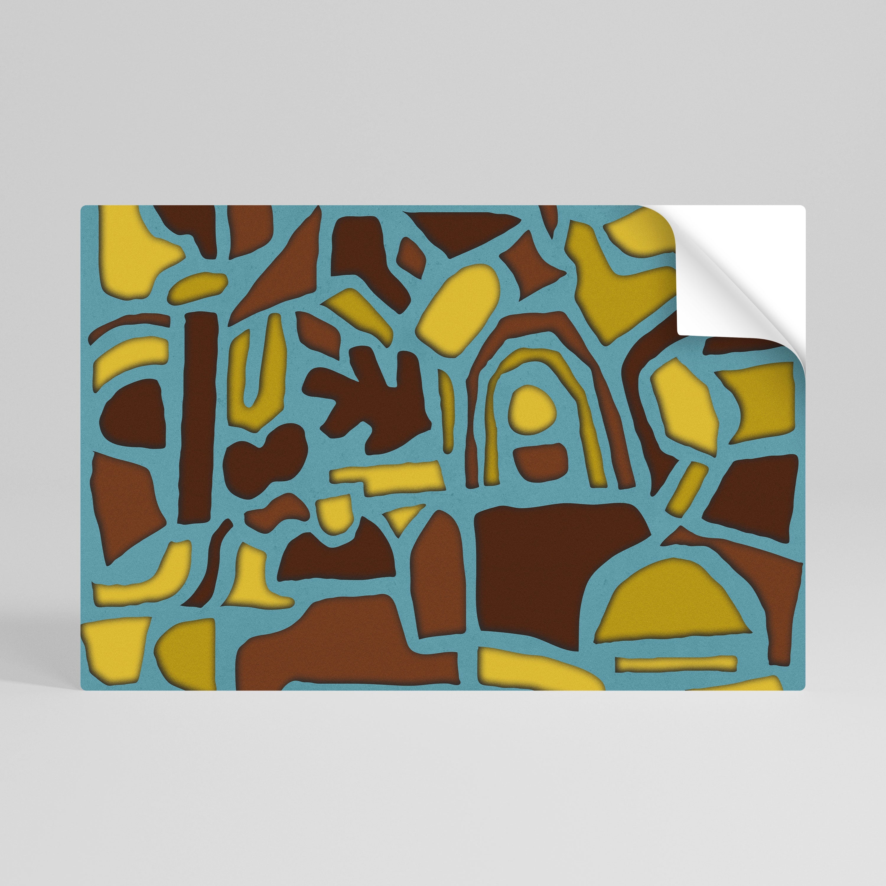 SHAPE EXTRAVAGANZA Affiche horizontale autocollante