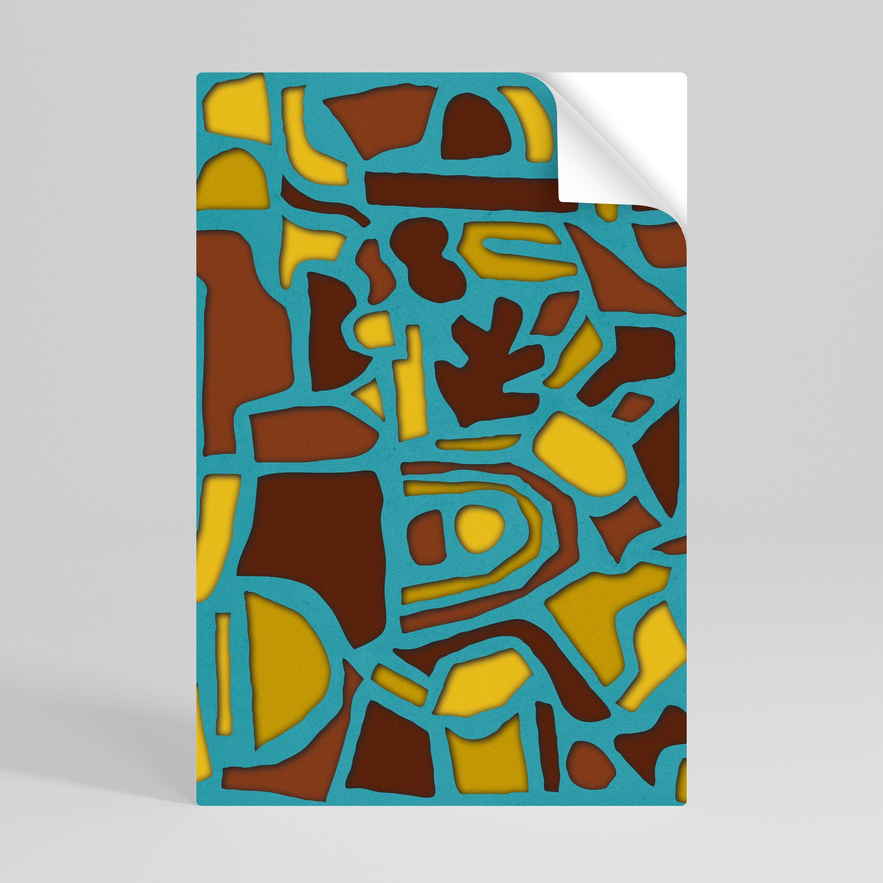SHAPE EXTRAVAGANZA Affiche verticale autocollante