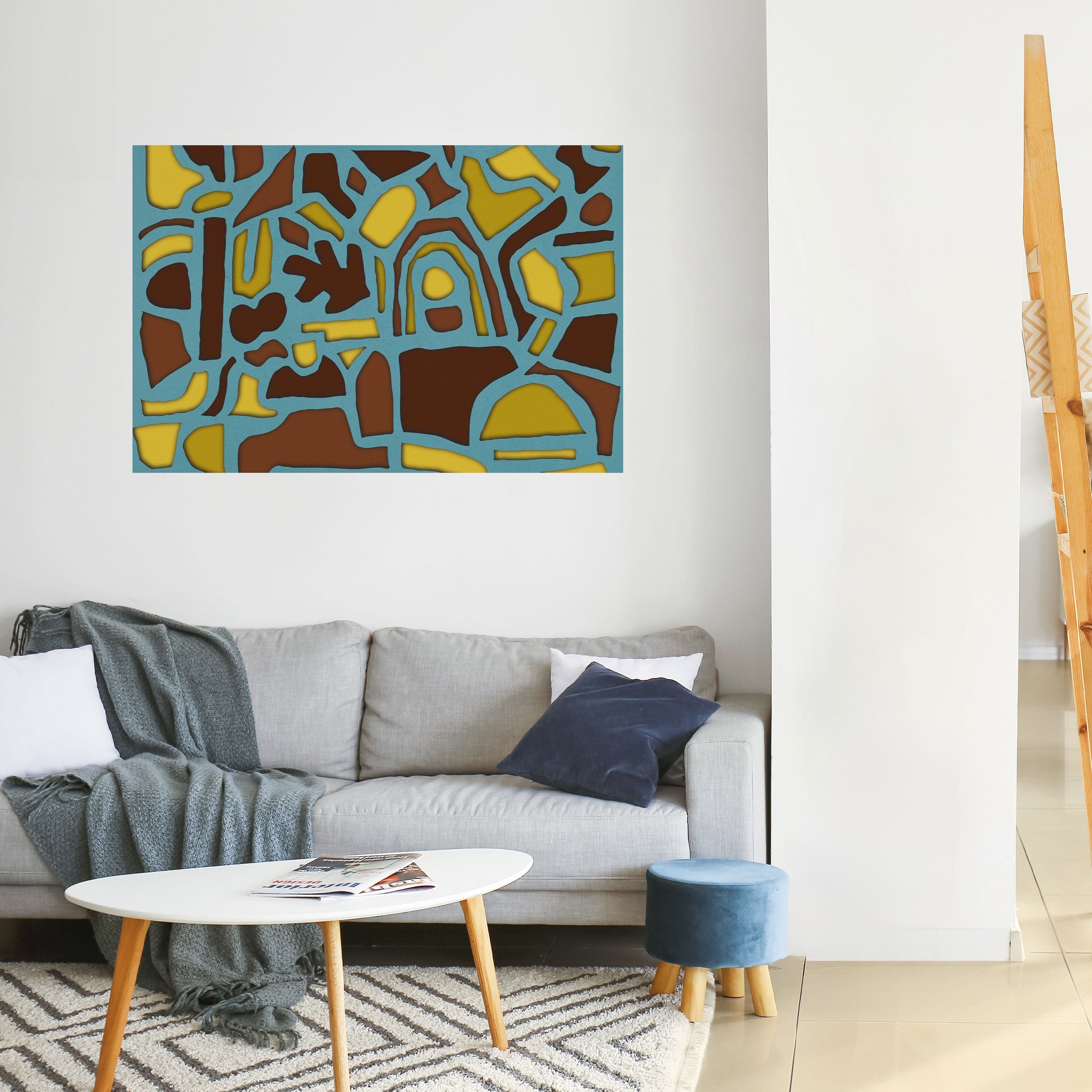 SHAPE EXTRAVAGANZA Affiche horizontale autocollante