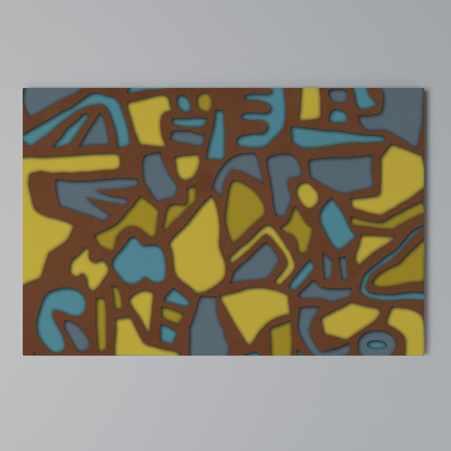 FORM SHUFFLE Horizontal Canvas Print