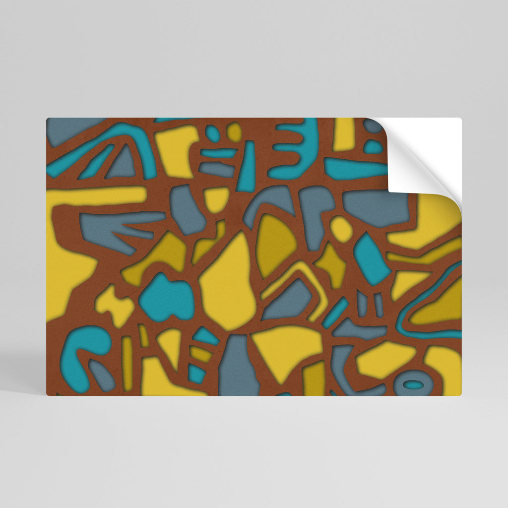 Affiche horizontale autocollante FORM SHUFFLE