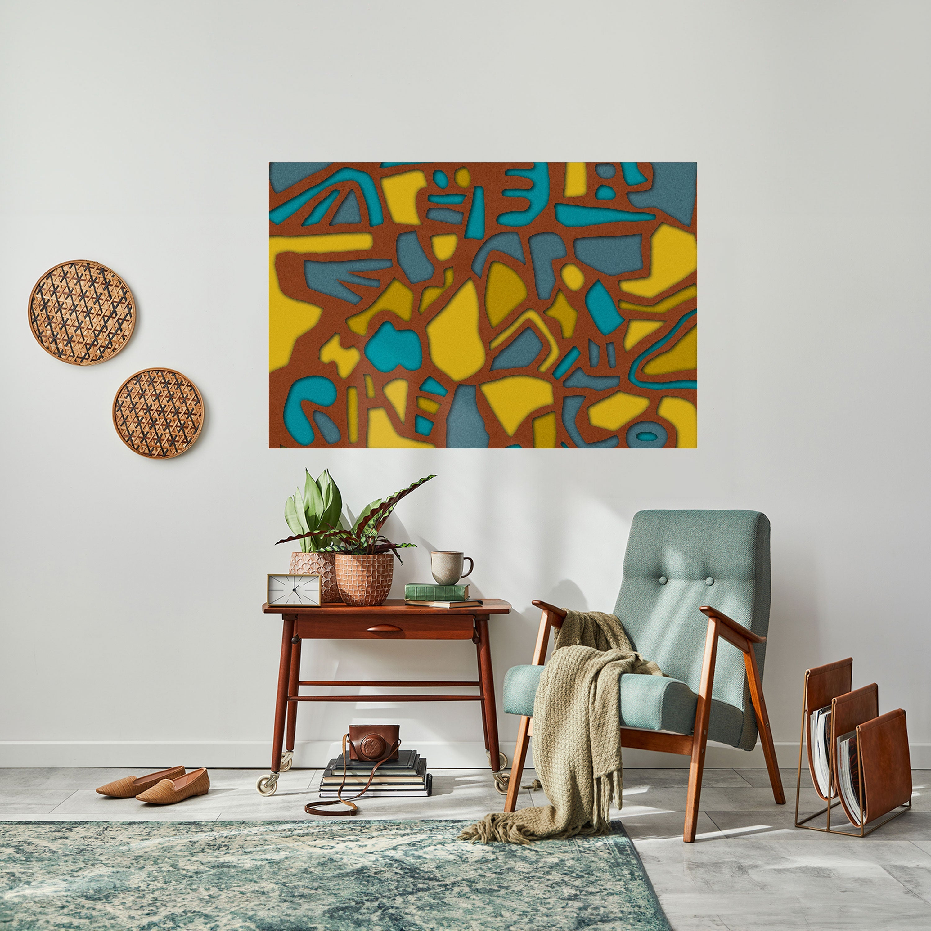 Affiche horizontale autocollante FORM SHUFFLE