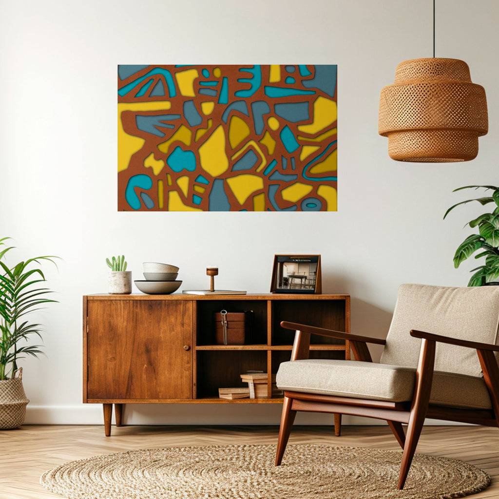 Affiche horizontale autocollante FORM SHUFFLE