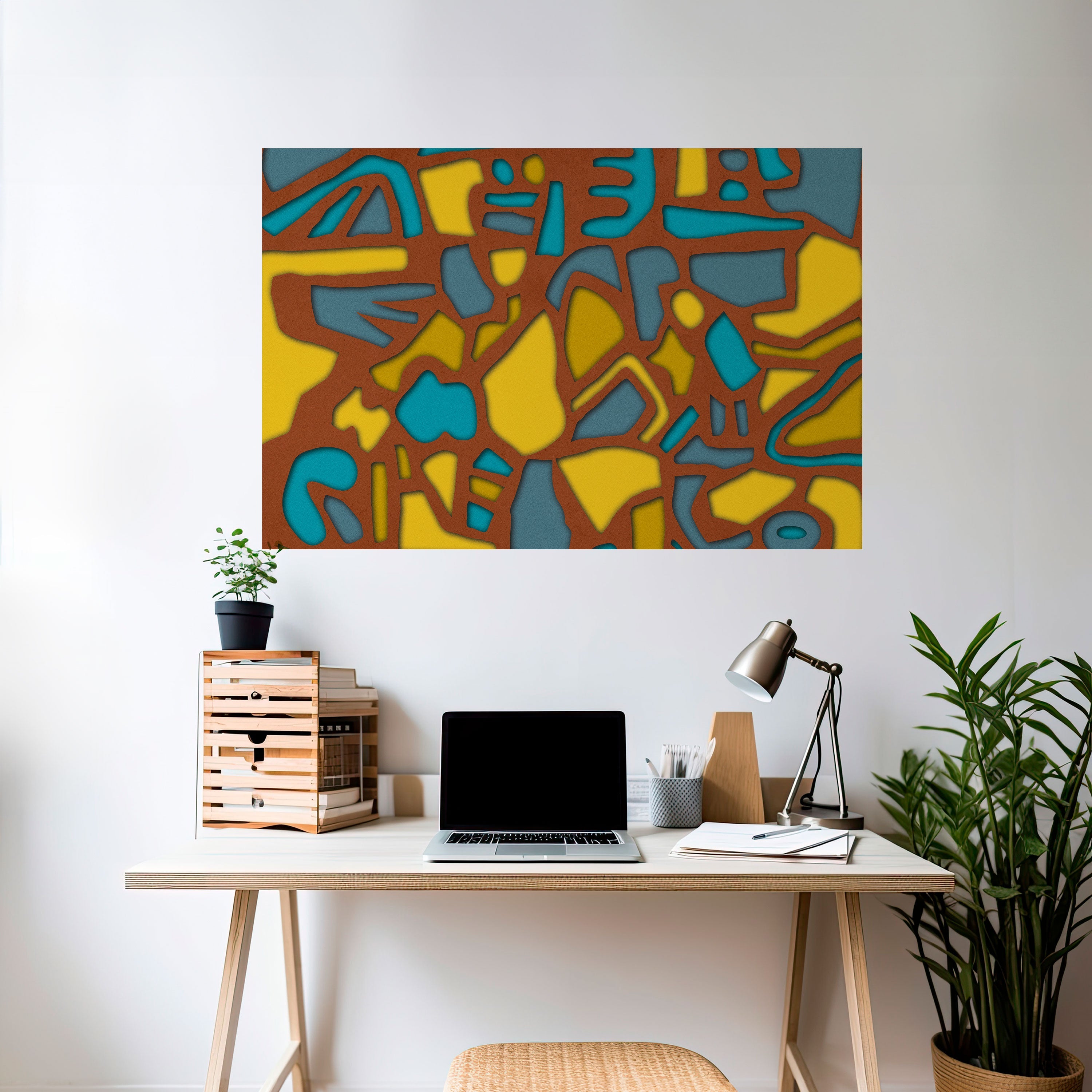 Affiche horizontale autocollante FORM SHUFFLE