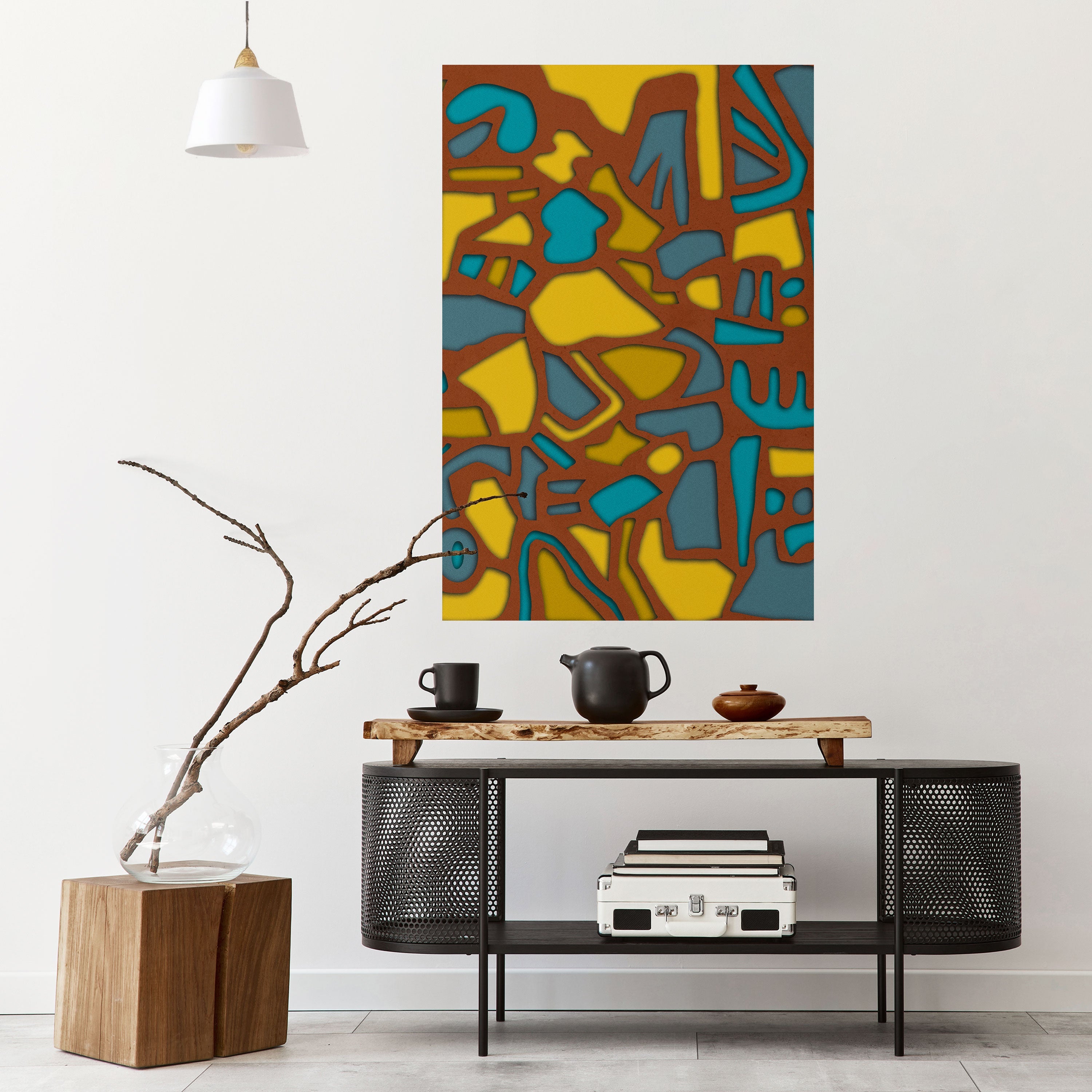 Affiche verticale autocollante FORM SHUFFLE