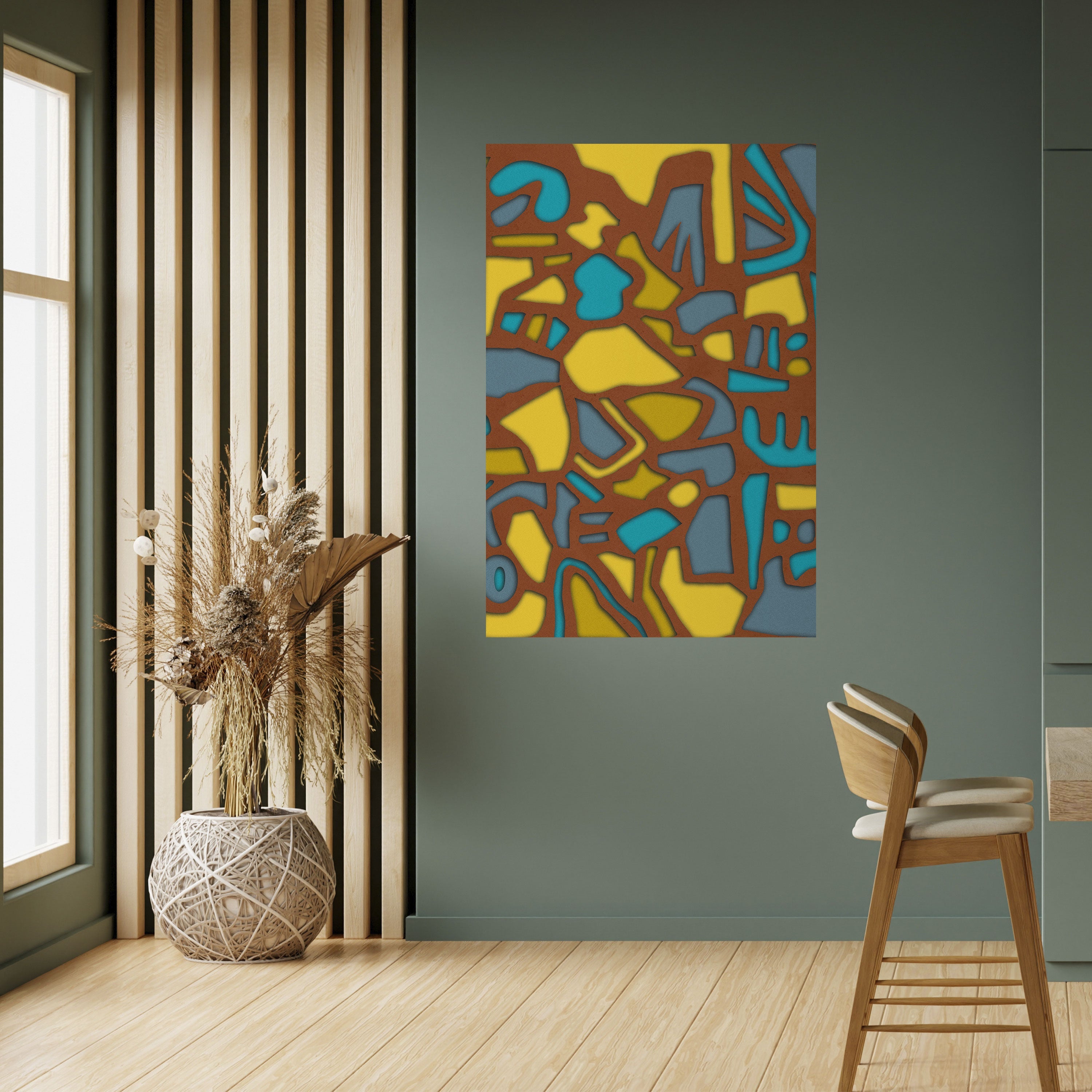 Affiche verticale autocollante FORM SHUFFLE