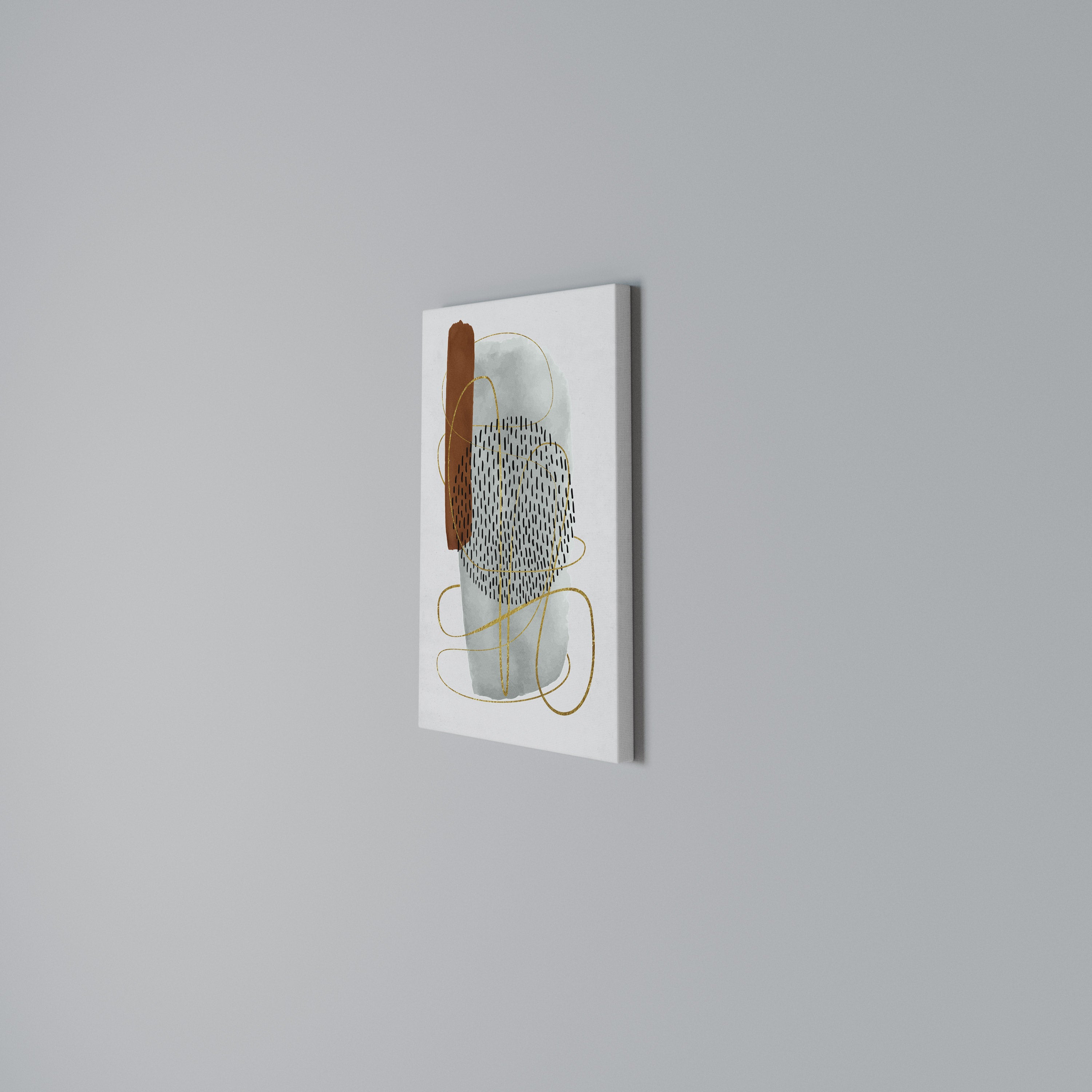 WRAPPED IN FORM Vertical Canvas Print