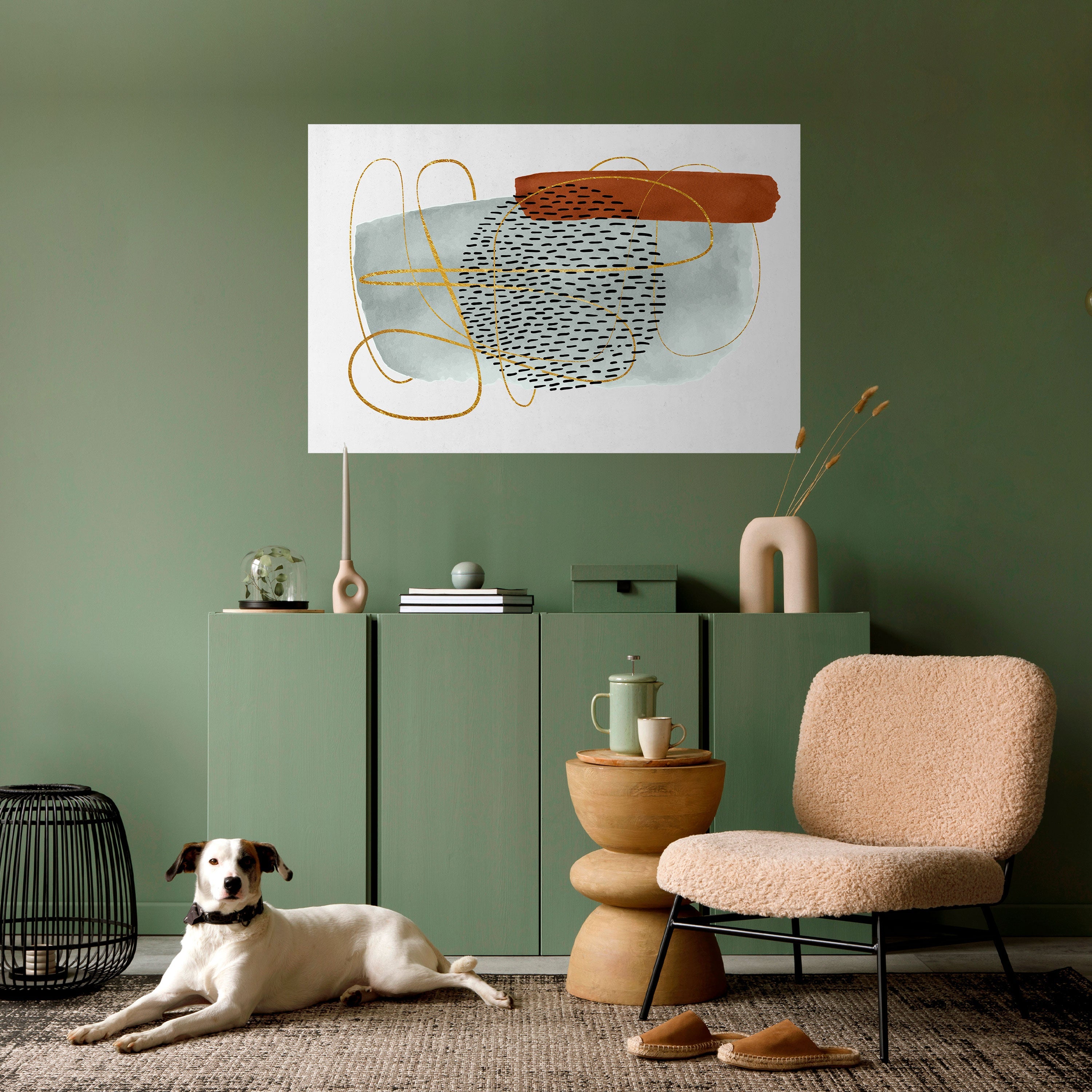 Affiche horizontale autocollante « WRAPED IN FORM »