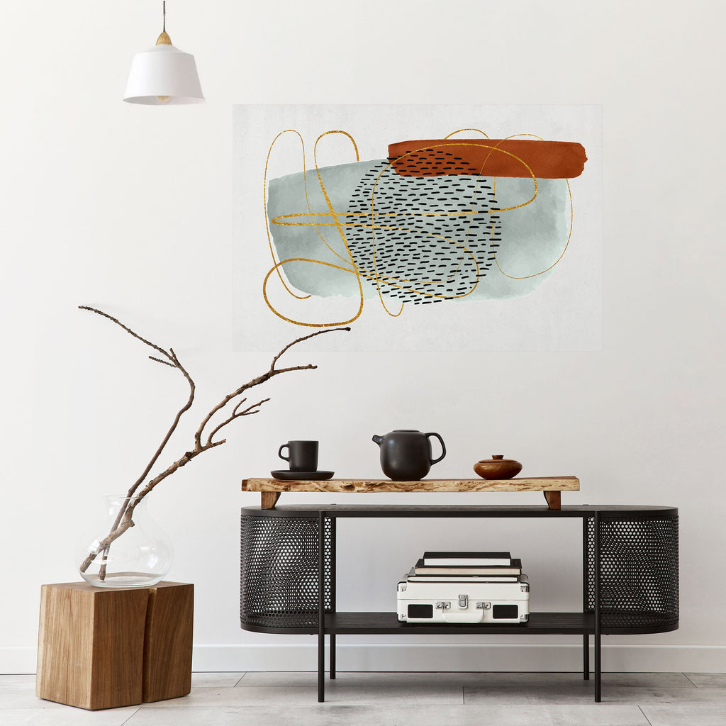 Affiche horizontale autocollante « WRAPED IN FORM »