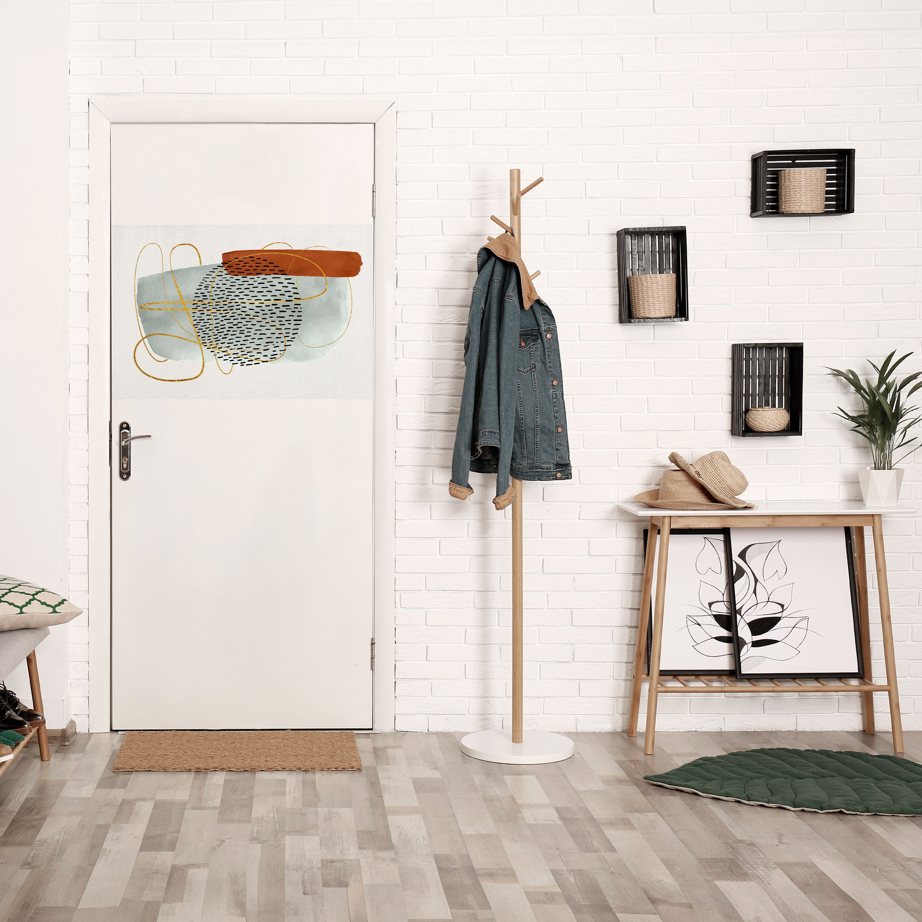 Affiche horizontale autocollante « WRAPED IN FORM »