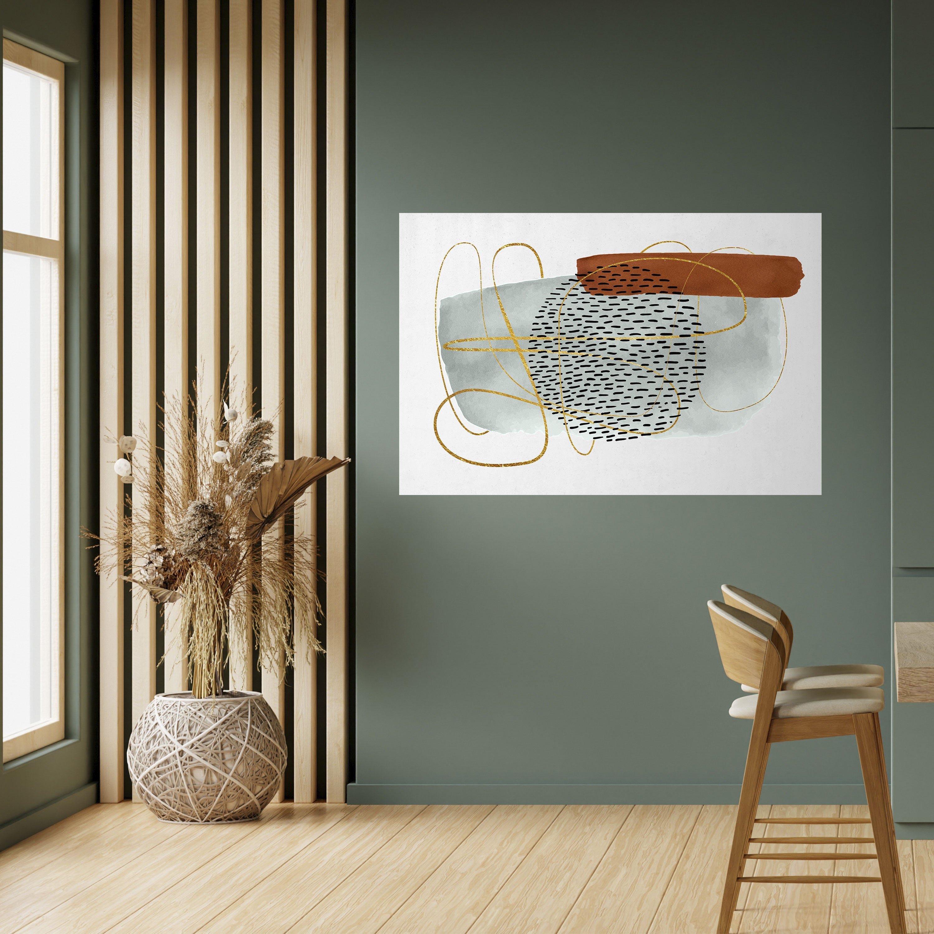 Affiche horizontale autocollante « WRAPED IN FORM »