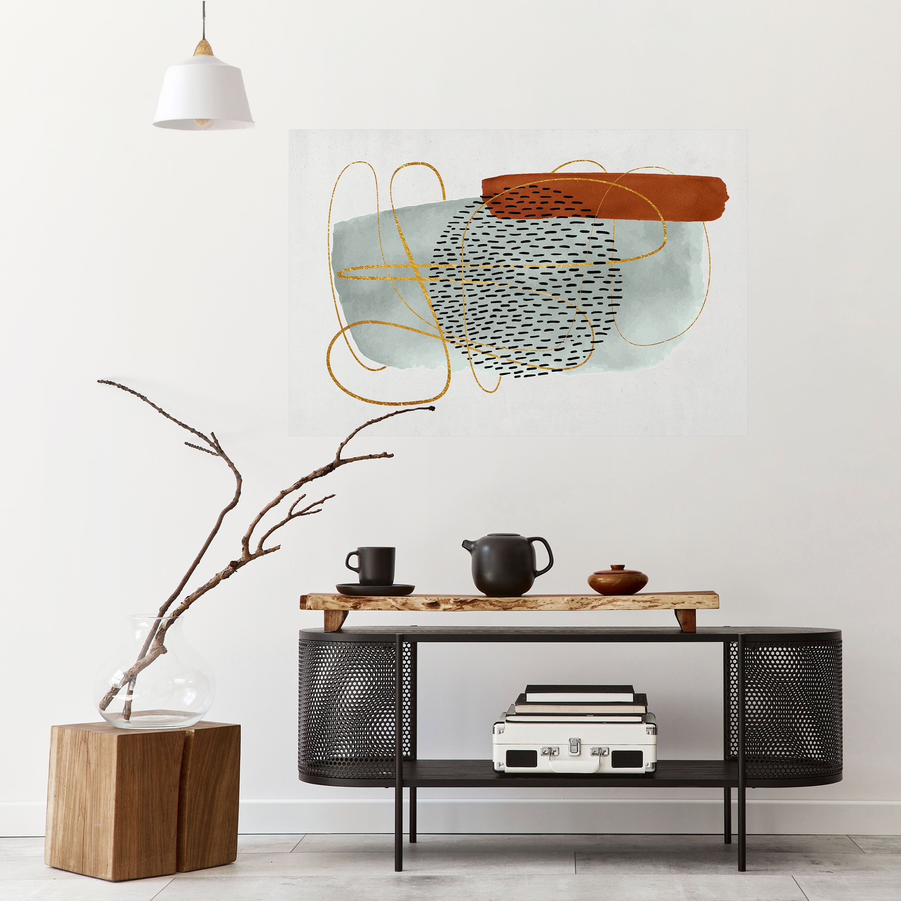 Affiche horizontale autocollante « WRAPED IN FORM »