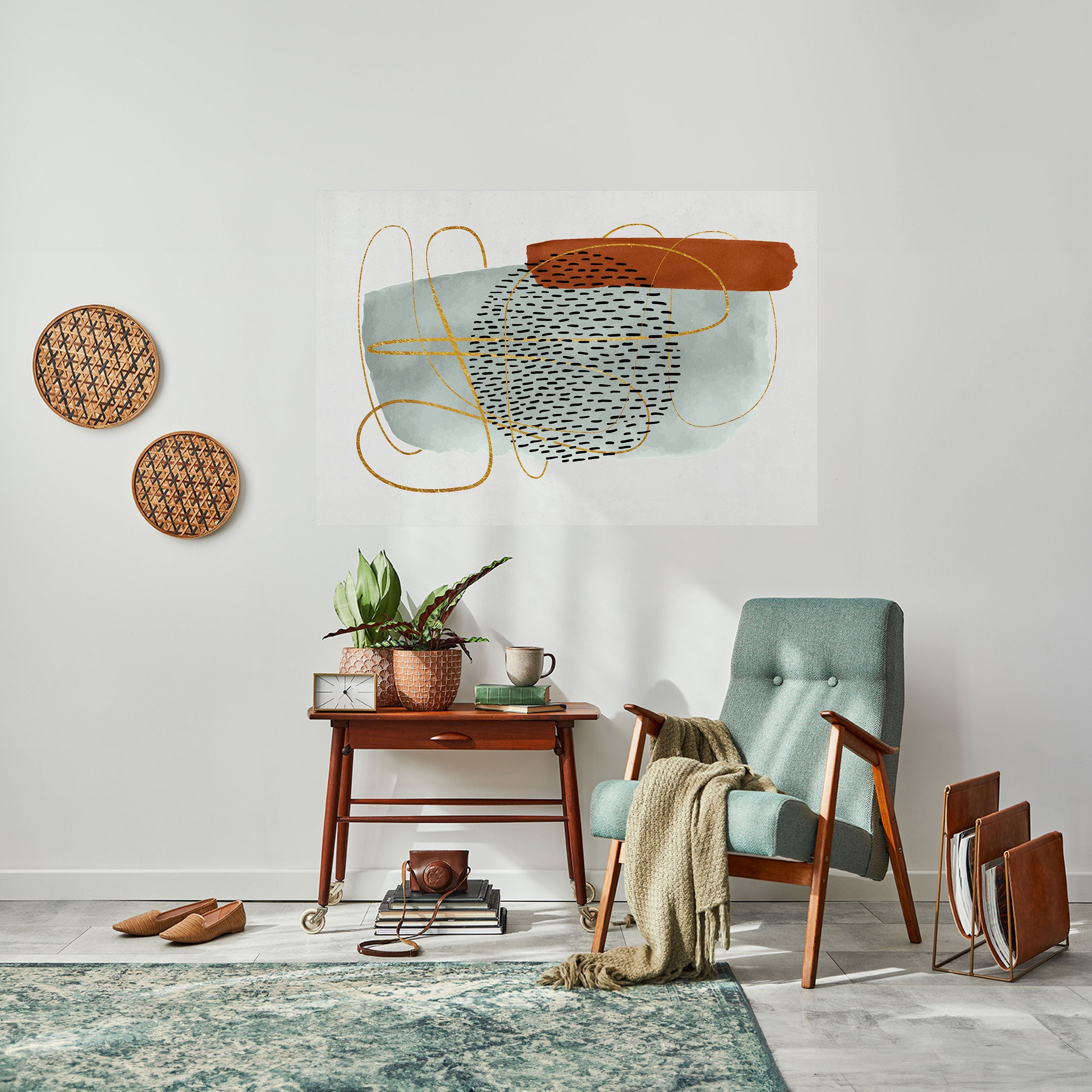 Affiche horizontale autocollante « WRAPED IN FORM »