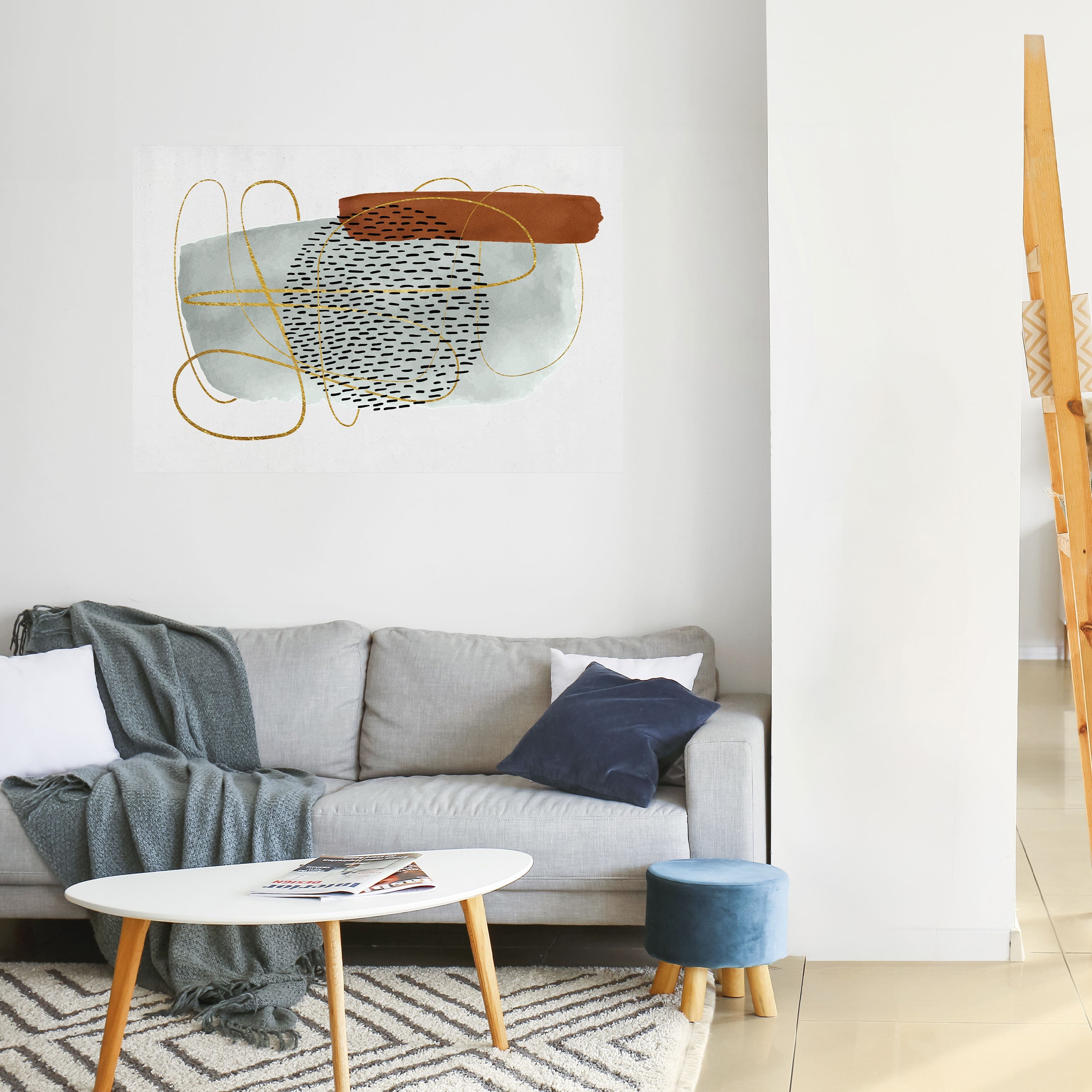 Affiche horizontale autocollante « WRAPED IN FORM »