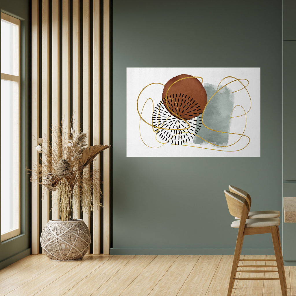 Affiche horizontale autocollante « WRAPED IN SHAPE »